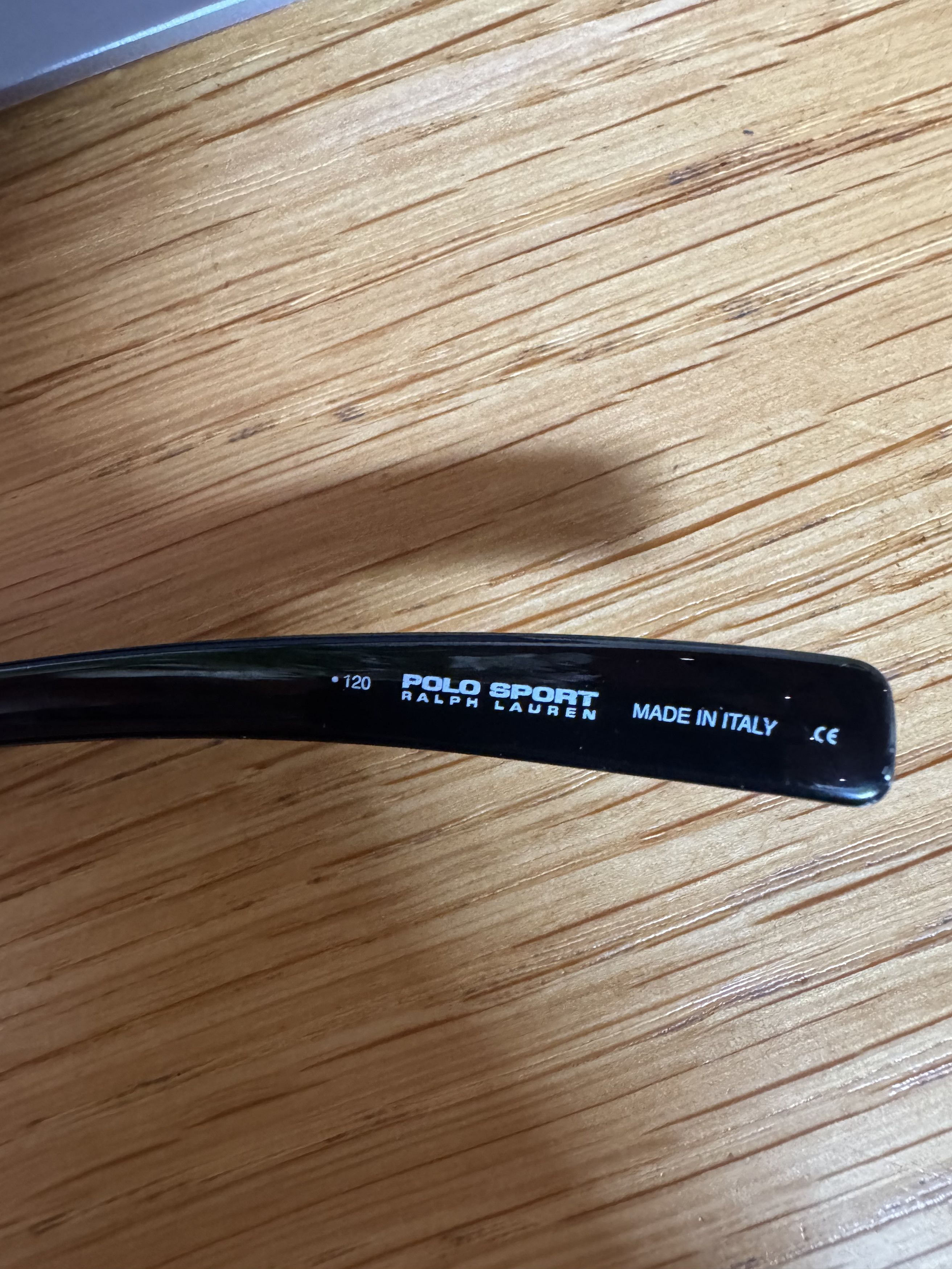 Polo Ralph Lauren Polo Sport Ralph Lauren '90s Plastic Blue Lens Sunglasses Size ONE SIZE - 4 Thumbnail
