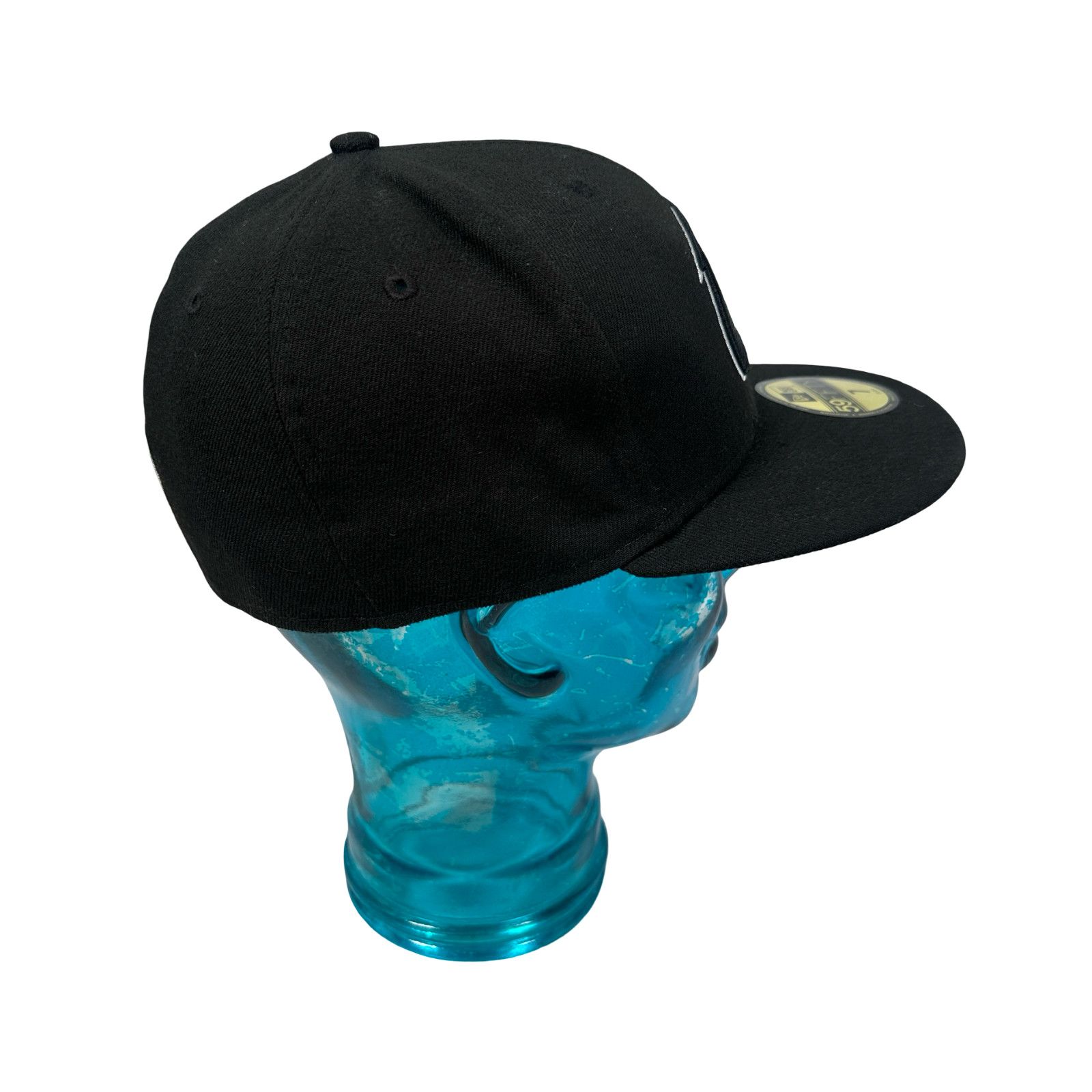 New Era New Era 59FIFTY Cleveland Cavaliers Fitted Hat 7 Black White Size ONE SIZE - 5 Thumbnail