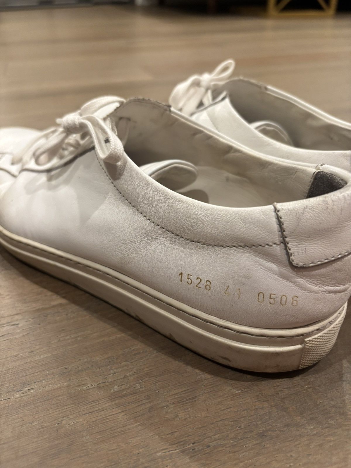 Common Projects Common Project Achilles Low White Sole - White Size 41 Size US 8 / EU 41 - 8 Thumbnail