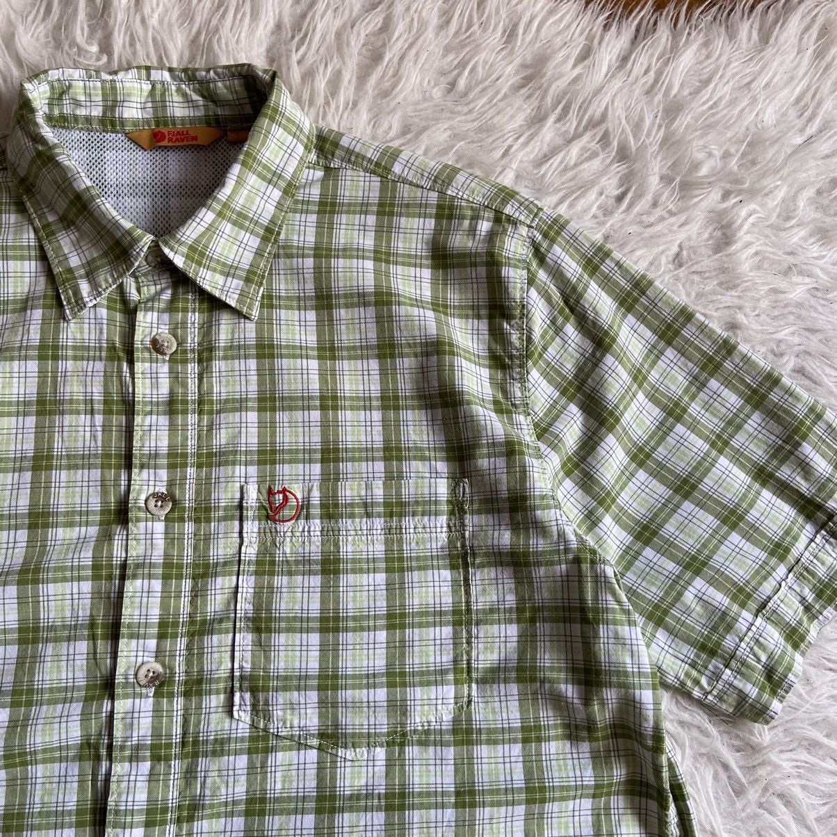 Fjallraven × Vintage 📌 Vintage Fjallraven Outdoor Plaid Pocket Shirt Size US L / EU 52-54 / 3 - 5 Thumbnail