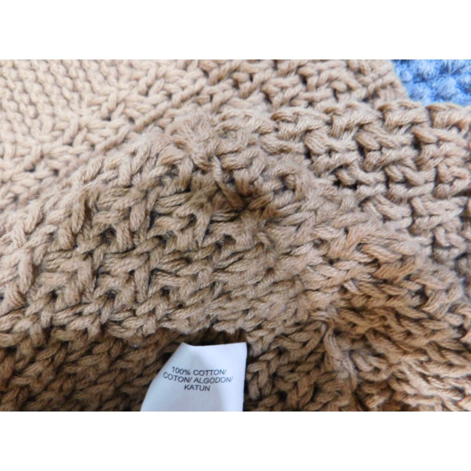 Lucky Brand Lucky Brand Cardigan Sweater Womens M Brown Knit Open Pockets Cotton Heavy V-Neck Casual Knitwear Regular Size M Women US Size M / US 6-8 / IT 42-44 - 6 Thumbnail