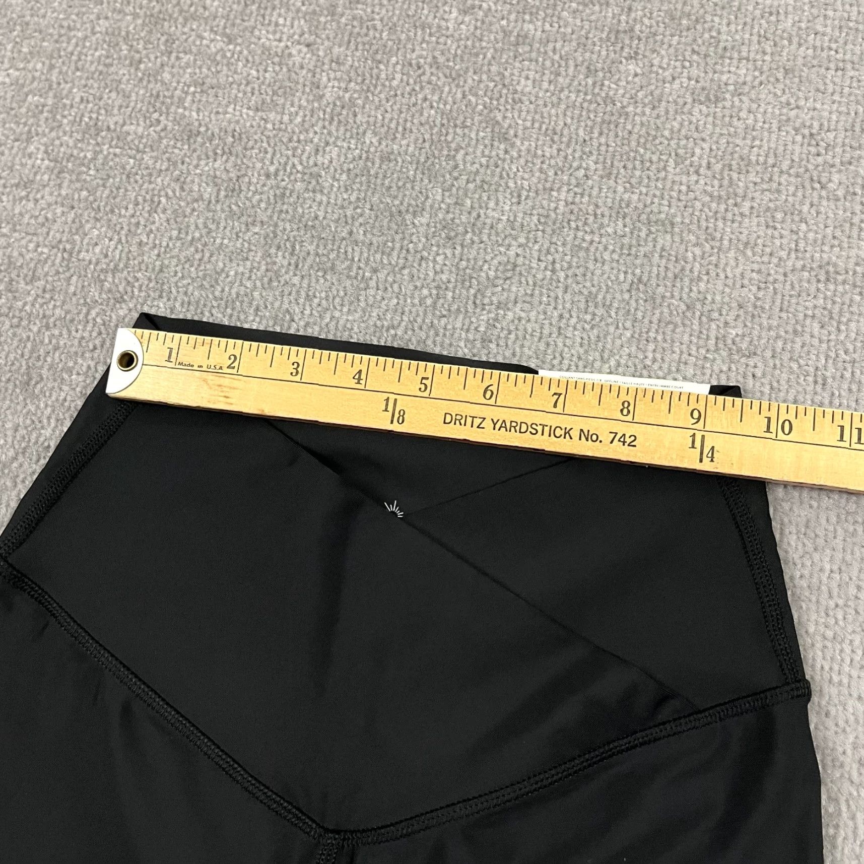 Vintage OFFLINE by AERIE Leggings Womens Small 25" Black Athletic Activewear Cropped Skinny 7/8 Pants Size 28" / US 6 / IT 42 - 5 Thumbnail