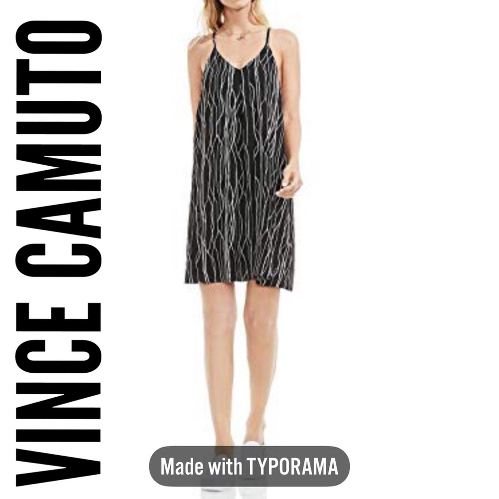 Vince Camuto Vince Camuto electric lines tank dress NWT S Size S / US 4 / IT 40 - 2 Thumbnail