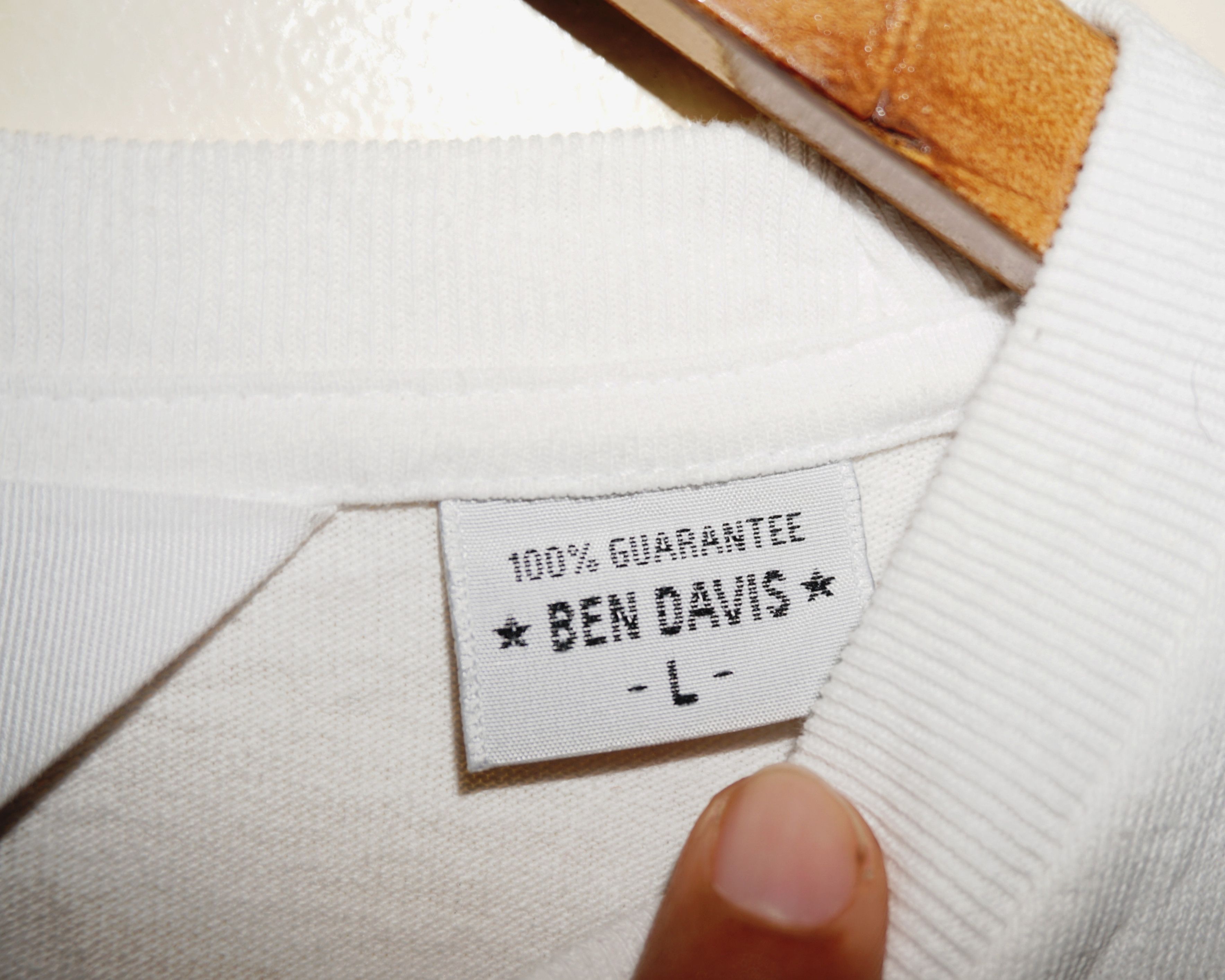 Ben Davis × Japanese Brand Ben davis white Longsleeve size : L Size US L / EU 52-54 / 3 - 6 Thumbnail