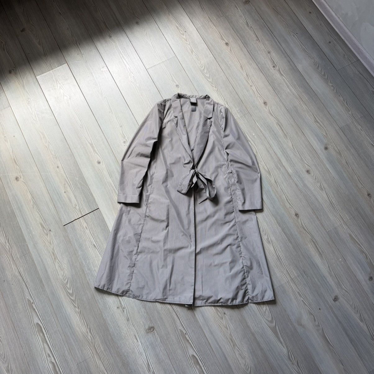 Other Lilith Paris Striped Lightweight Trench Coat Avant Garde Size S / US 4 / IT 40 - 3 Thumbnail