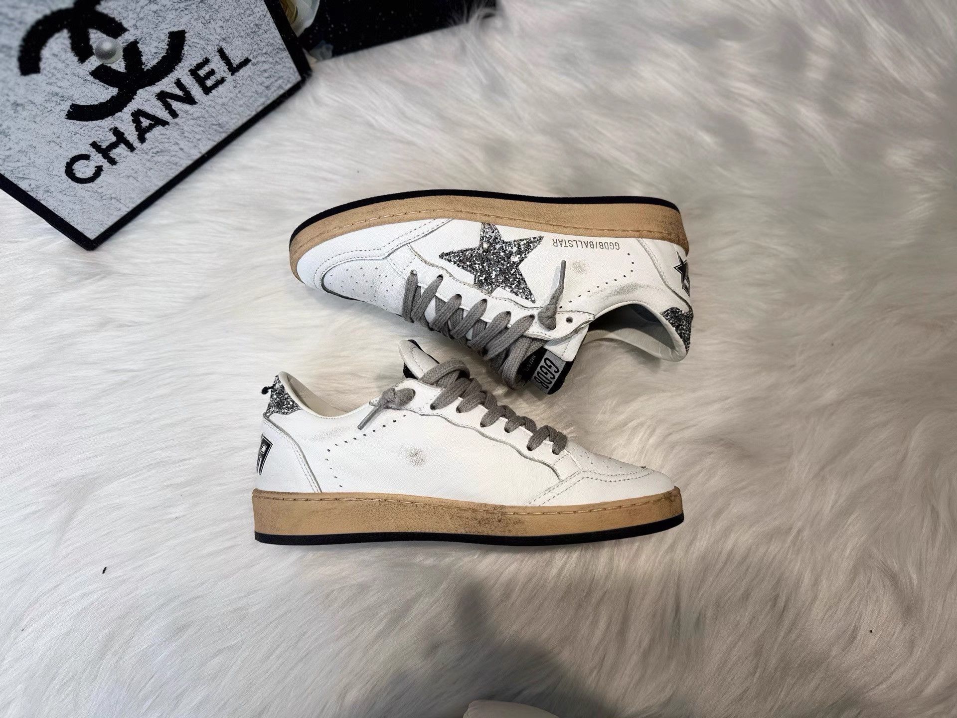 Golden Goose Golden Goose Ball Star Sneakers K36 Size US 6 / IT 36 - 7 Thumbnail