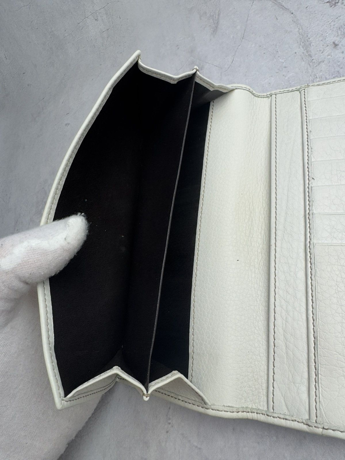 Gucci Gucci Wallet Vintage White Size ONE SIZE - 7 Thumbnail