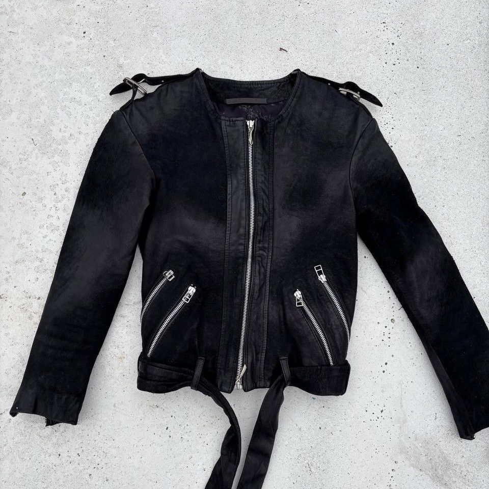 14th Addiction × Japanese Brand 🪾14TH ADDICTION LEATHER JACKET🍁🍂 Size S / US 4 / IT 40 - 1 Thumbnail