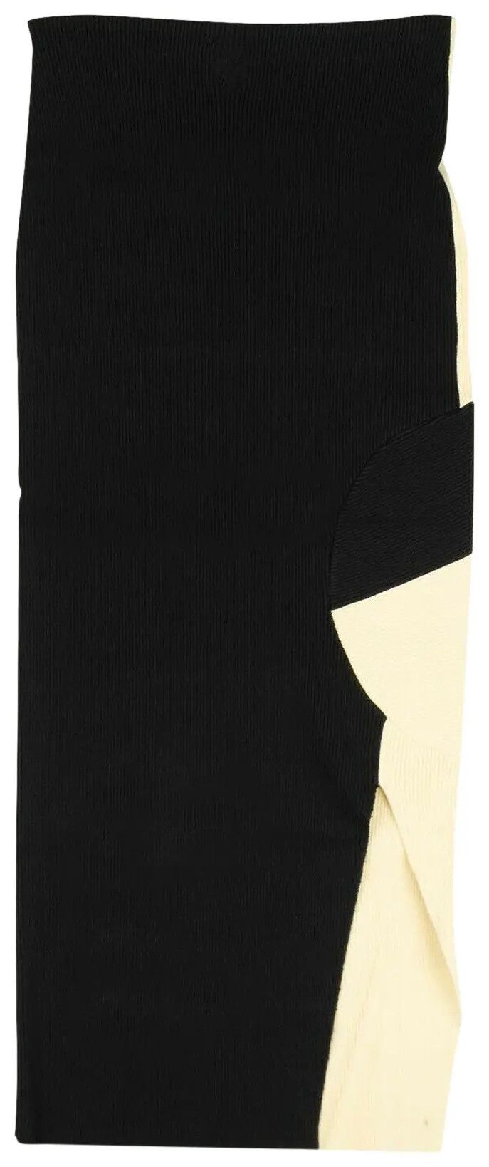 Off-White o1y1225 Midi Skirt in Beige/Black Size 27" / US 4 / IT 40 - 2 Thumbnail