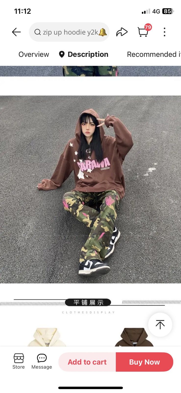 2023 New Star Letter Print Zipper Hoodies