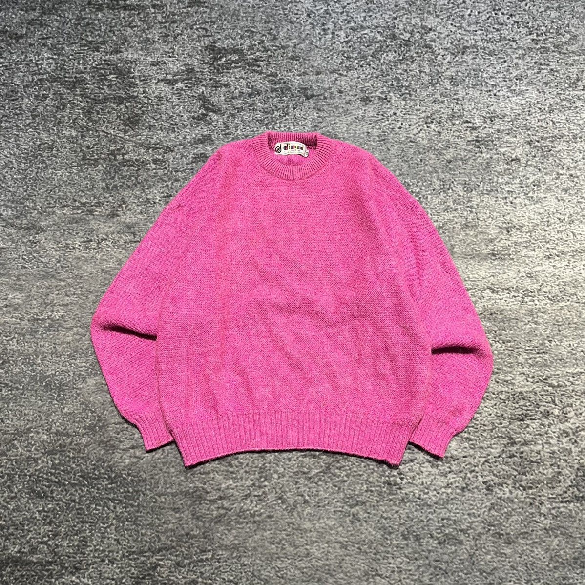 Vintage 80s Dimar Mohair Sweater Casual Preppy Marni Style