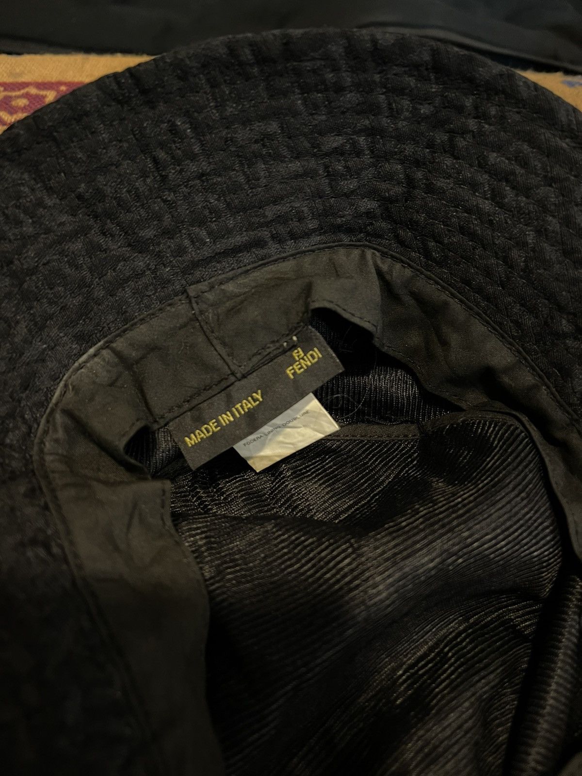 Fendi FENDI MONOGRAM FF-JACQUARD BUCKET HAT Size ONE SIZE - 5 Thumbnail