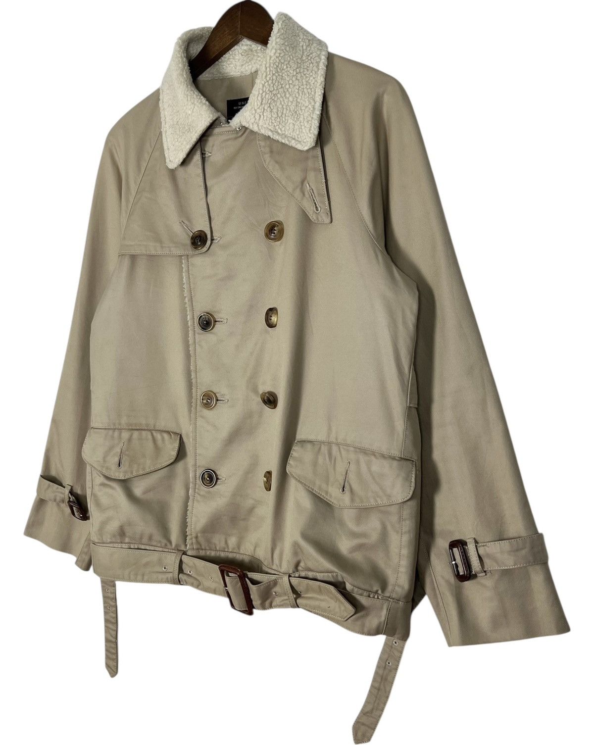 Unused UNUSED Double Collar Sherpa Jacket Size US L / EU 52-54 / 3 - 6 Thumbnail