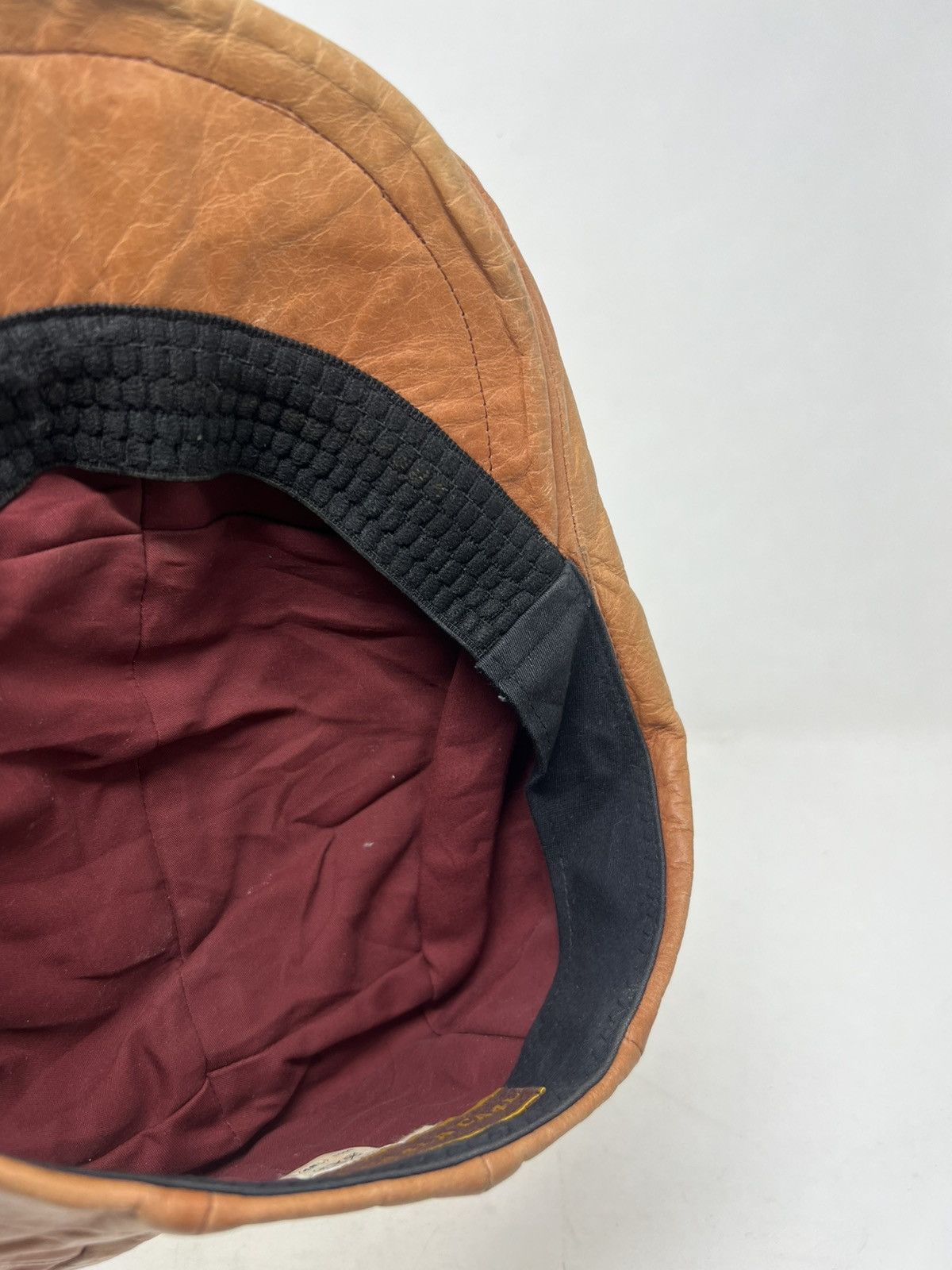 CA4LA CA4LA Leather Baretta Flat Hat Size 26 - 8 Thumbnail