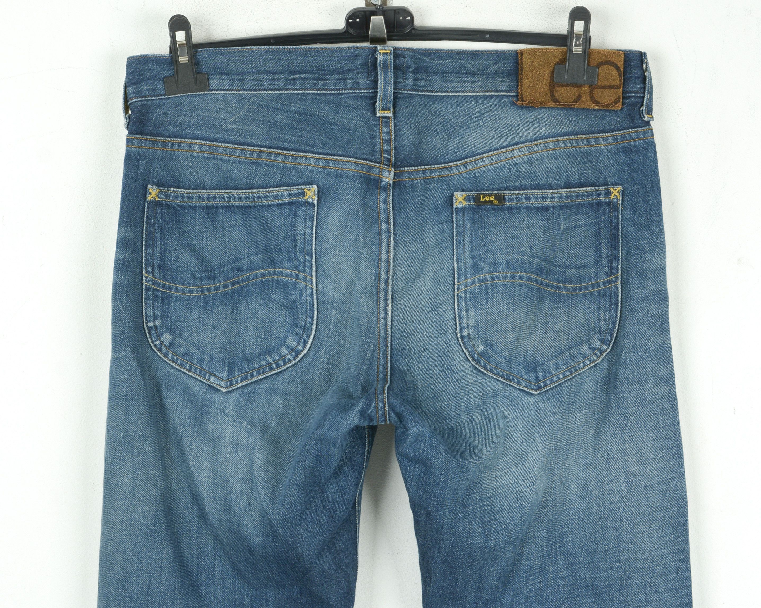 Lee 101S Righthand Twill 13 oz 7 Dips Pure White Selvage W33 L34 Size US 33 - 4 Thumbnail
