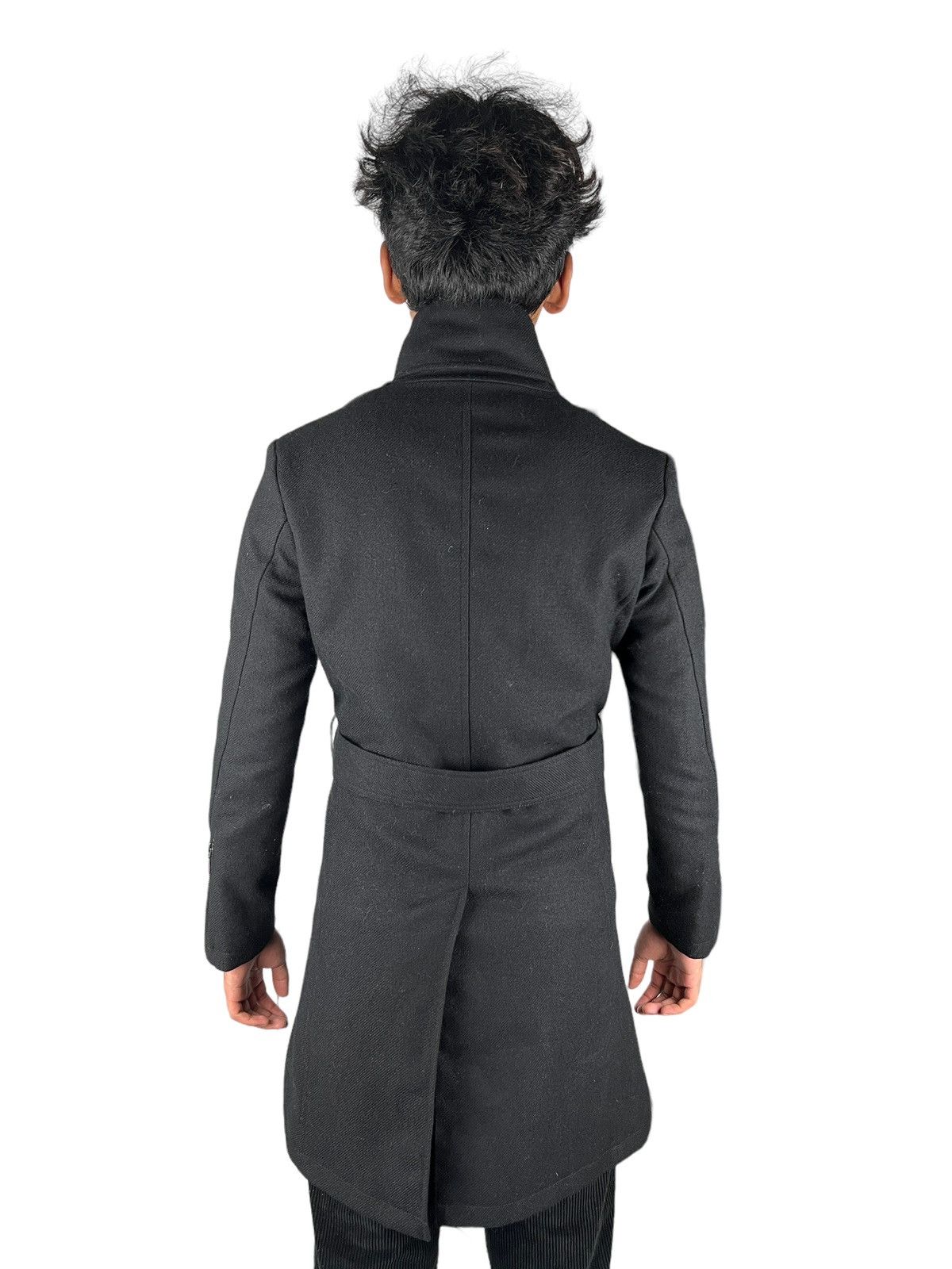 Tornado Mart Tornado Mart Apocalypse Gothic Wool Belted Trench Coat Size US S / EU 44-46 / 1 - 19 Thumbnail