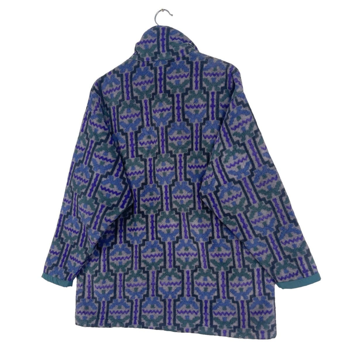 Patagonia × Vintage 90’s Patagonia Barn Tehuelche Chalcoal Fleece Jacket Size US L / EU 52-54 / 3 - 6 Thumbnail