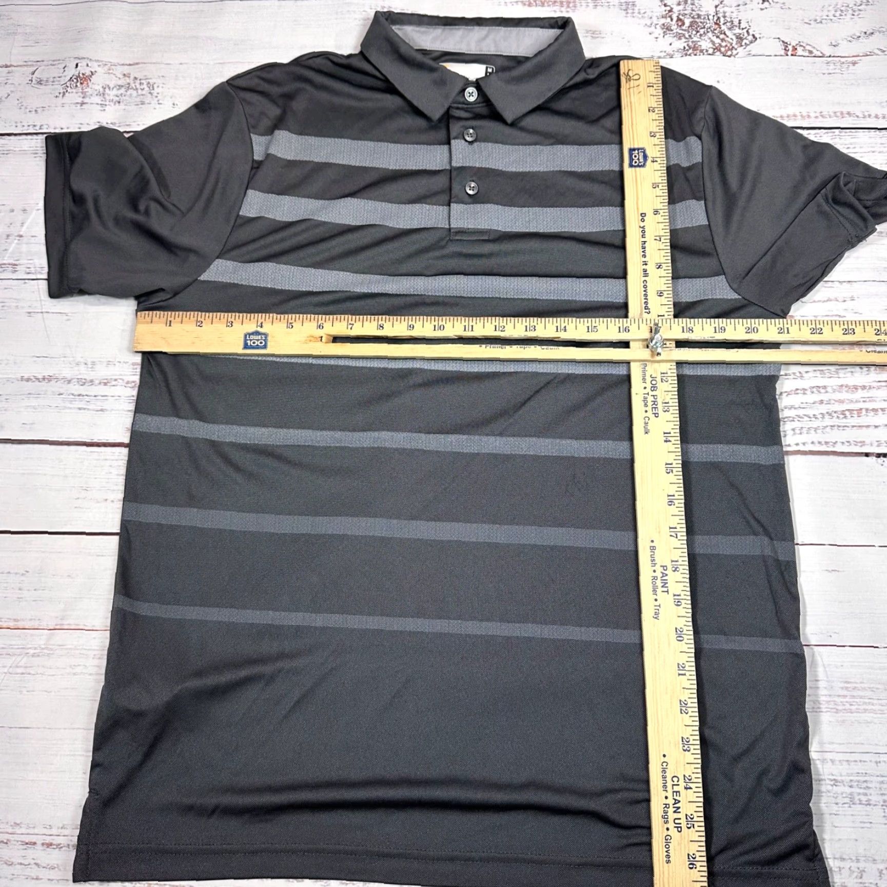 Vintage Nicklaus Mens Polo Shirt Gray Stripe Size M Golf Collared Shirt Size US M / EU 48-50 / 2 - 2 Thumbnail