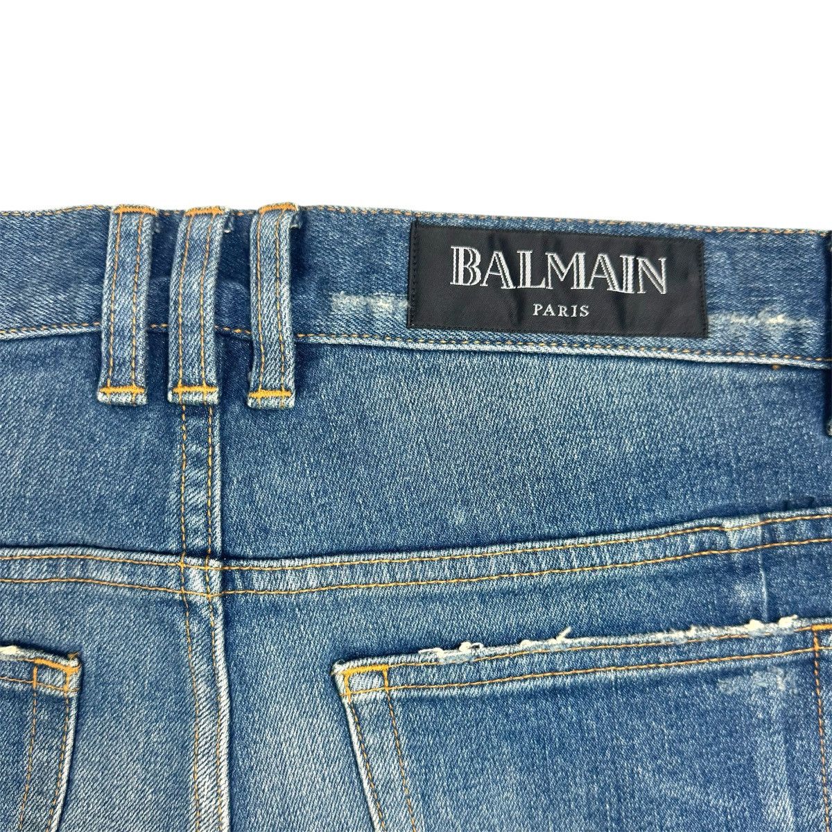 Balmain BALMAIN FW17 BLUE DENIM Size US 31 - 8 Thumbnail