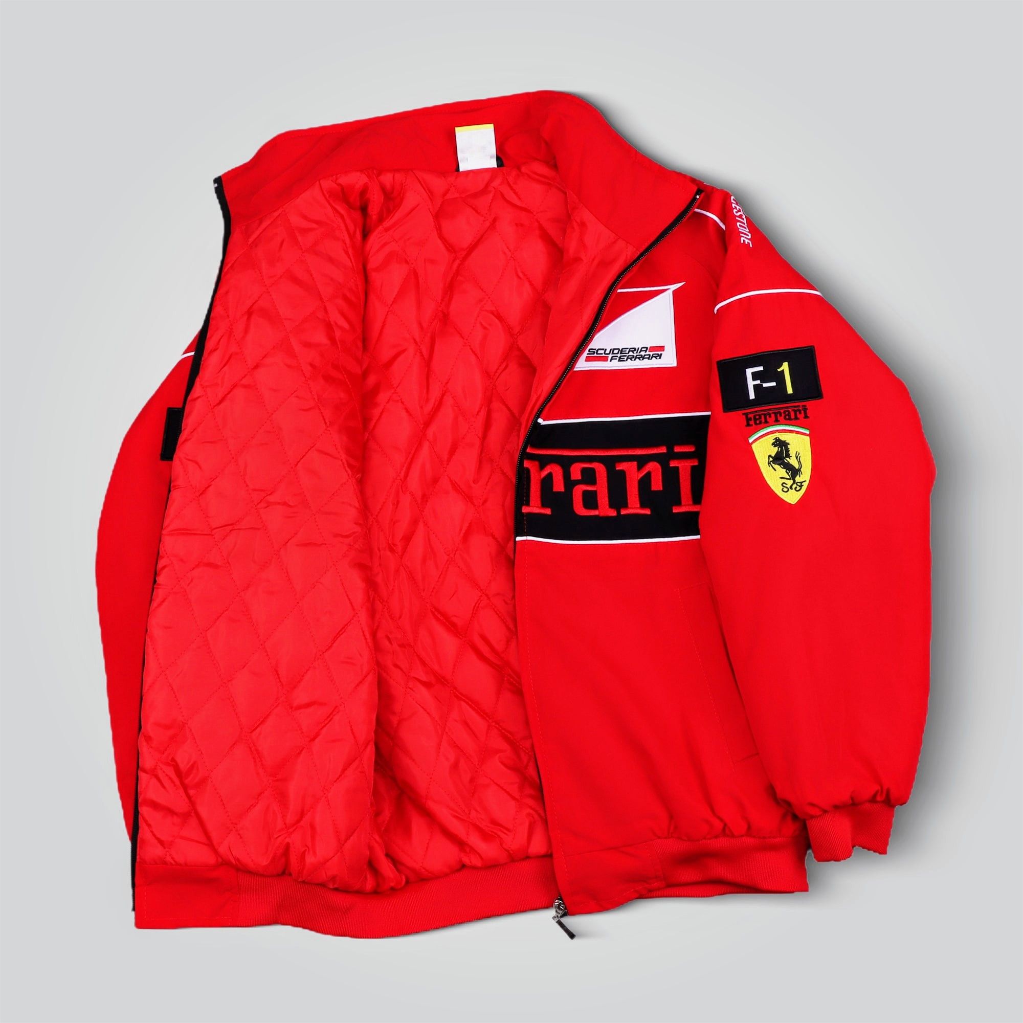 Ferrari 🔥 FERRARI ADULT F1 RACING JACKET VINTAGE EBROIDERED COTTON Size US L / EU 52-54 / 3 - 4 Thumbnail