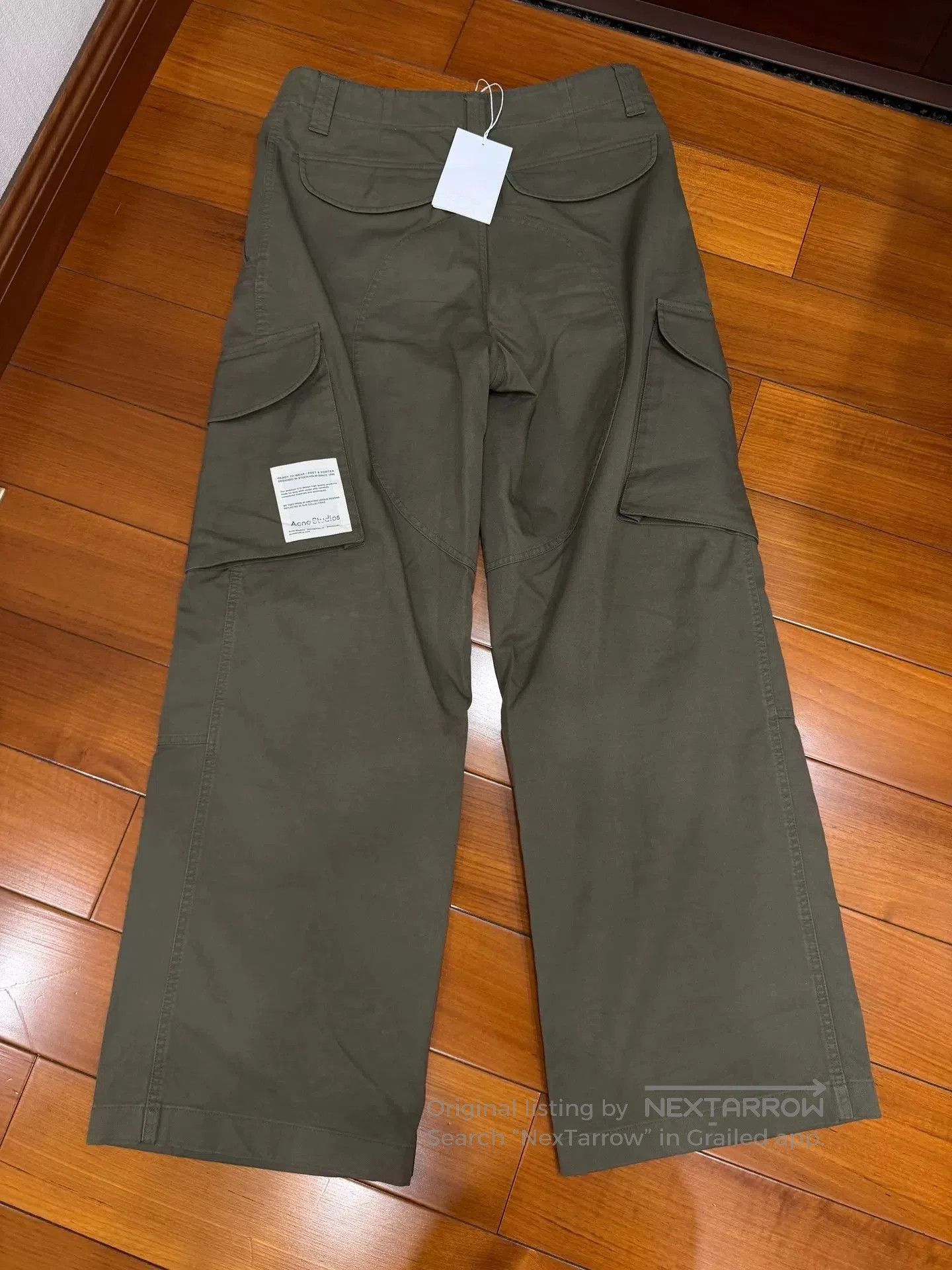 Acne Studios Green Utility Pants.