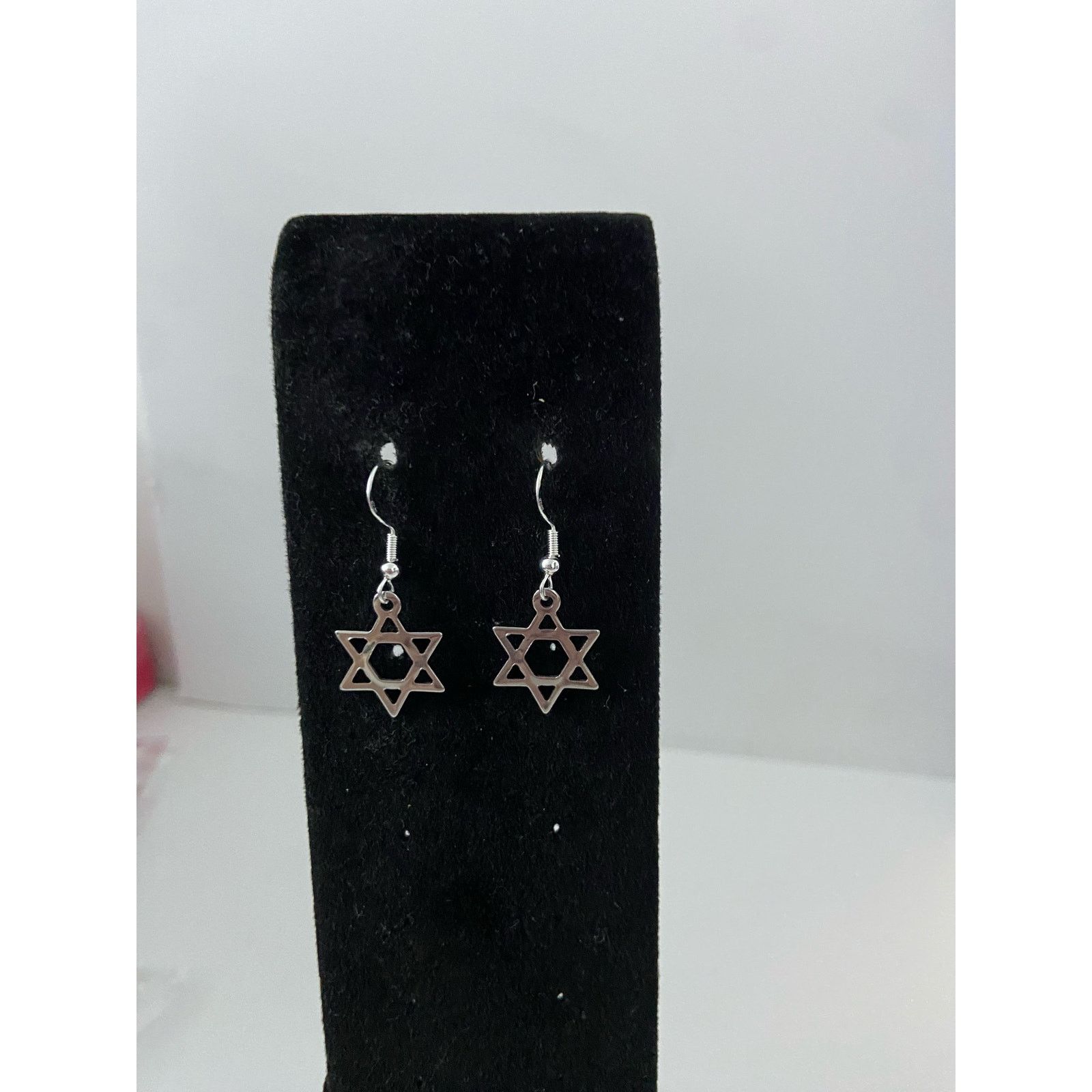 Other Star of David earrings silver tone Size ONE SIZE - 1 Thumbnail