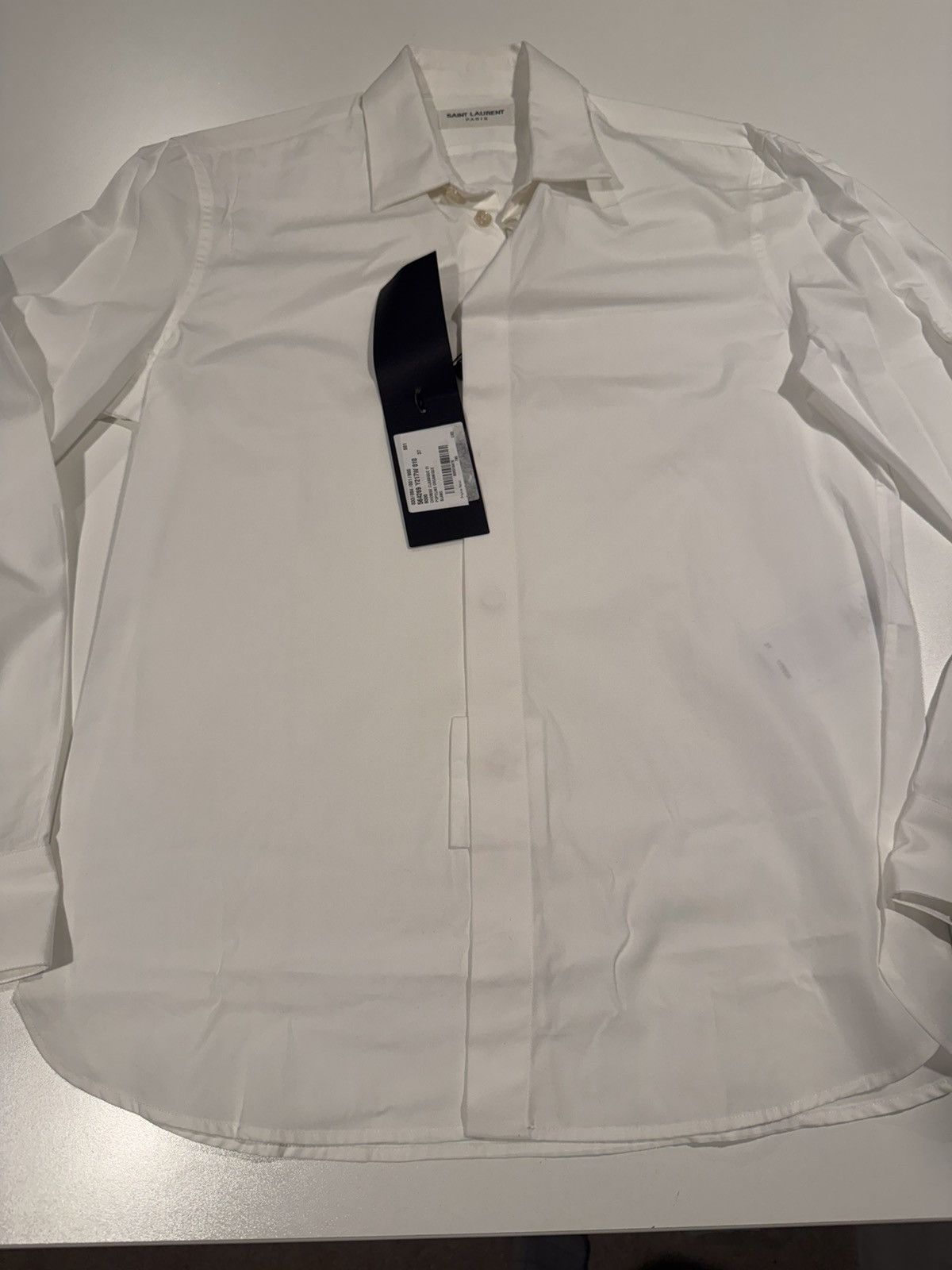 Saint Laurent Paris Saint Laurent mens dress shirt 37/14.5. $790 Size US S / EU 44-46 / 1 - 1 Thumbnail