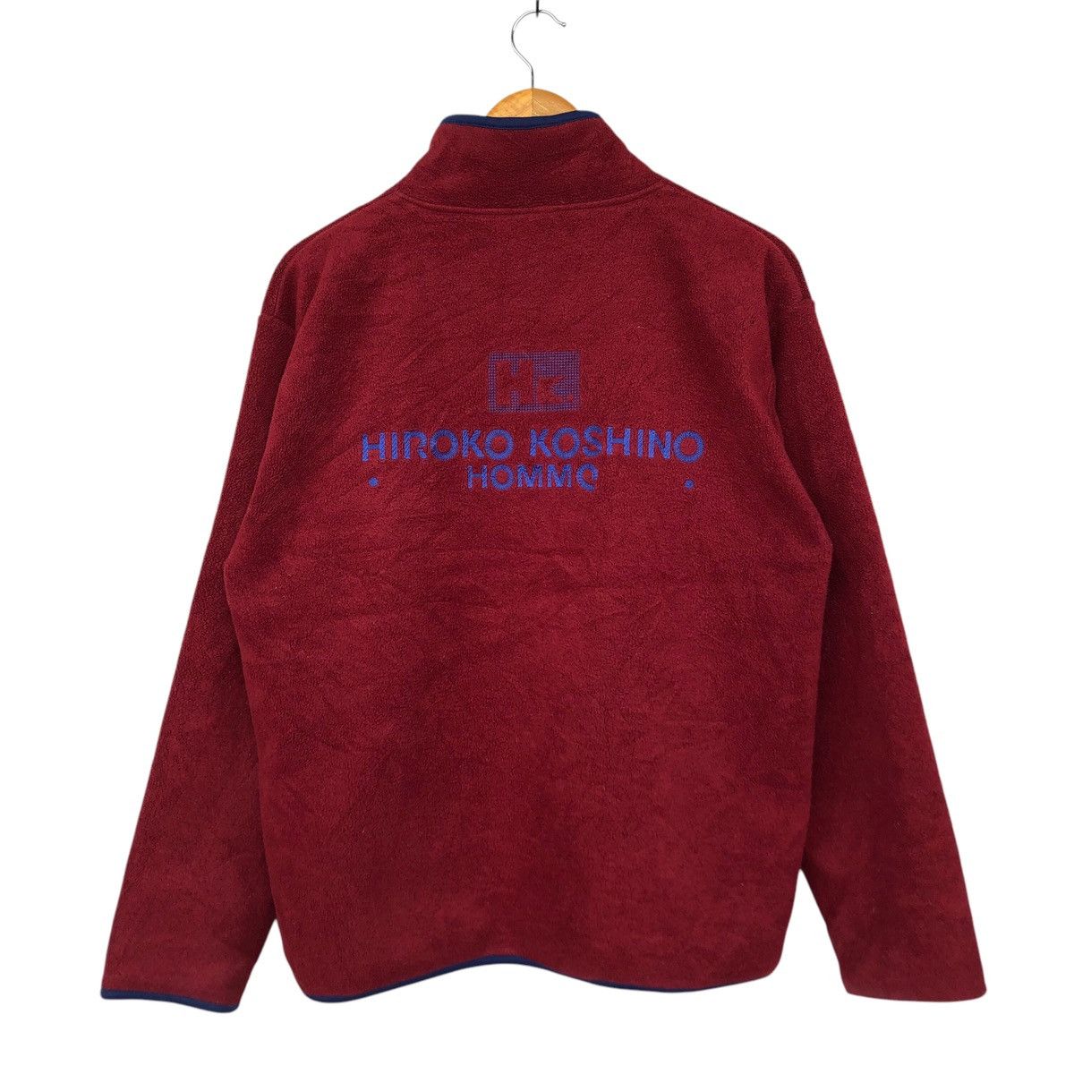 Hiroko Koshino Homme × Japanese Brand HIROKO KOSHINO HOMME fleece jacket Size US M / EU 48-50 / 2 - 1 Thumbnail