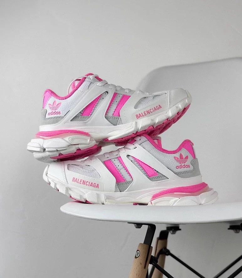 Balenciaga Balenciaga Track x Adidas White/Pink 36 EU 98 New LX1261 Size US 5.5 / IT 35.5 - 9 Thumbnail