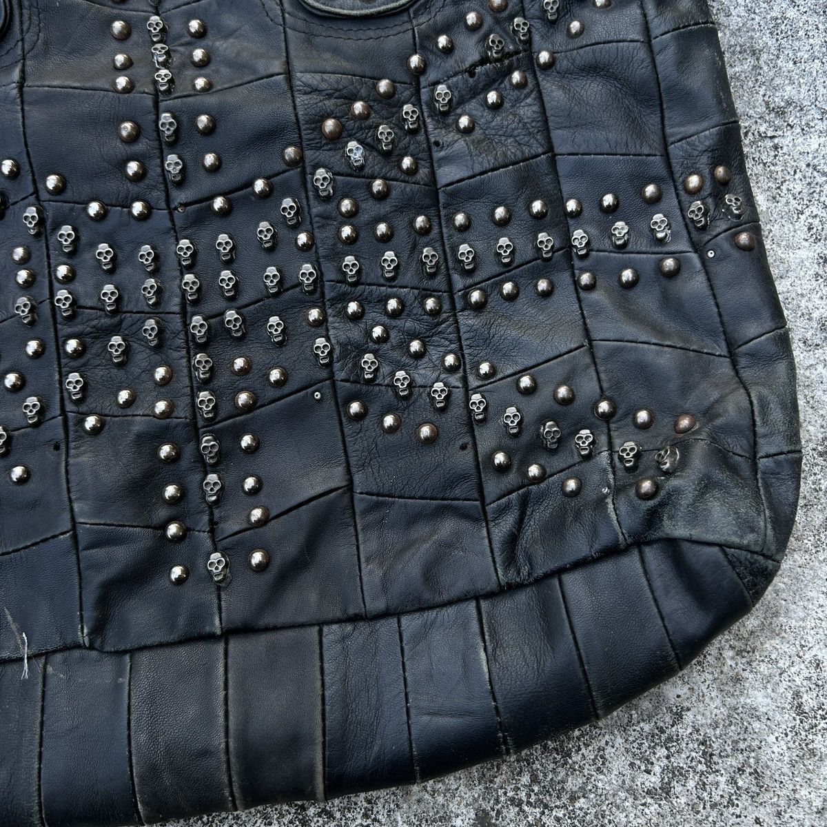 If Six Was Nine Vintage leather Bag Skull feel like chrome Size ONE SIZE - 9 Thumbnail