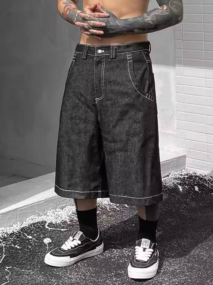 Japanese Brand × Vintage vintage denim shorts from the 2000s. Size US 34 / EU 50 - 2 Thumbnail