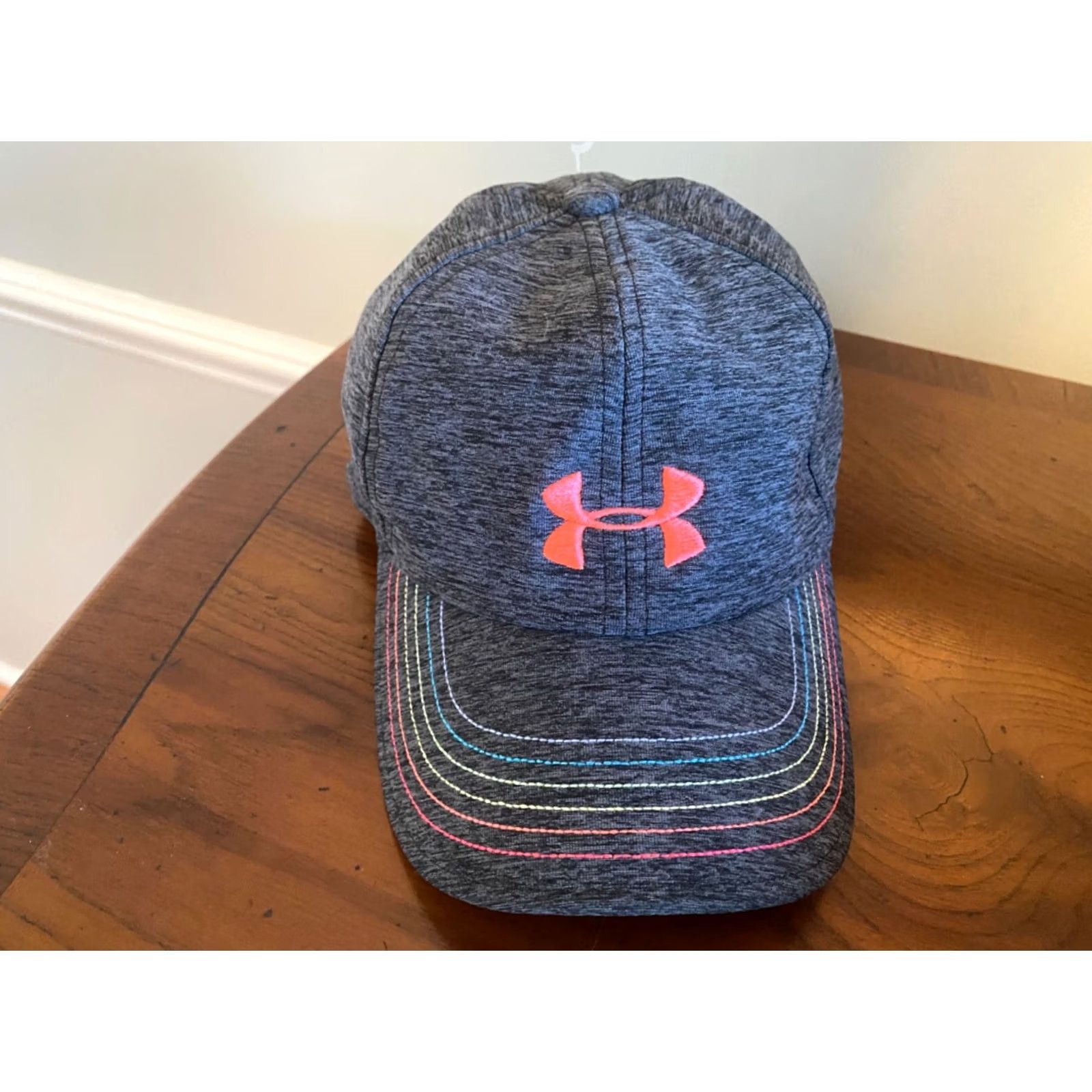 Under Armour Under Armour Athletic Running Hat Cap Adjustable StrapBack Adult Womens Rainbow Hat Cap Size ONE SIZE - 2 Thumbnail