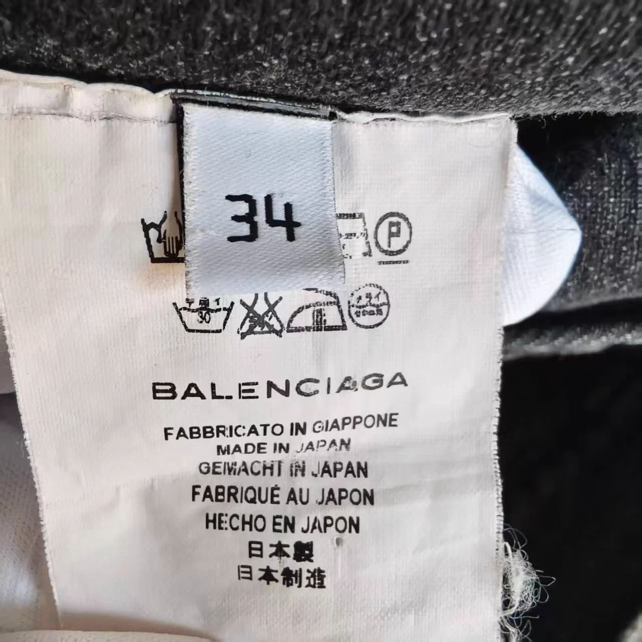 Balenciaga Balenciaga Logo Letter Denim Jacket Size XS / US 0-2 / IT 36-38 - 4 Thumbnail