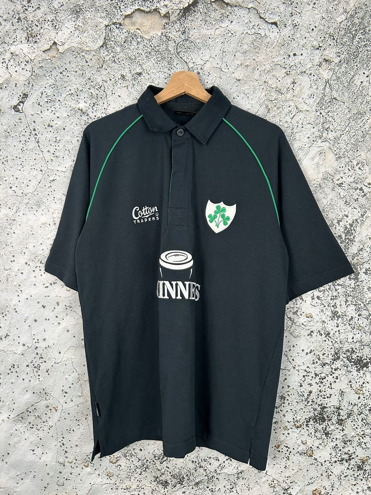Vintage Vintage Ireland Rugby Jersey 90s Guinness Rare Sportswear Size US M / EU 48-50 / 2 - 1 Thumbnail