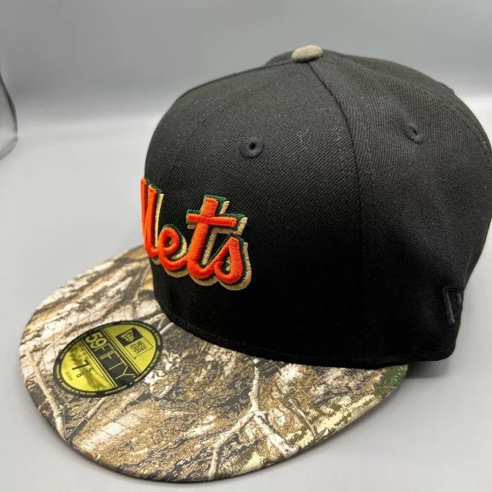 New Era New York Mets Hat Men 7 5/8 Realtree 59Fifty New Era Fitted Size ONE SIZE - 3 Thumbnail