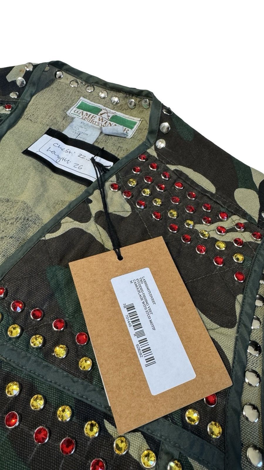 Phipps 1/1 “Phipps Lab” Studded Camo Vest Size US M / EU 48-50 / 2 - 3 Thumbnail