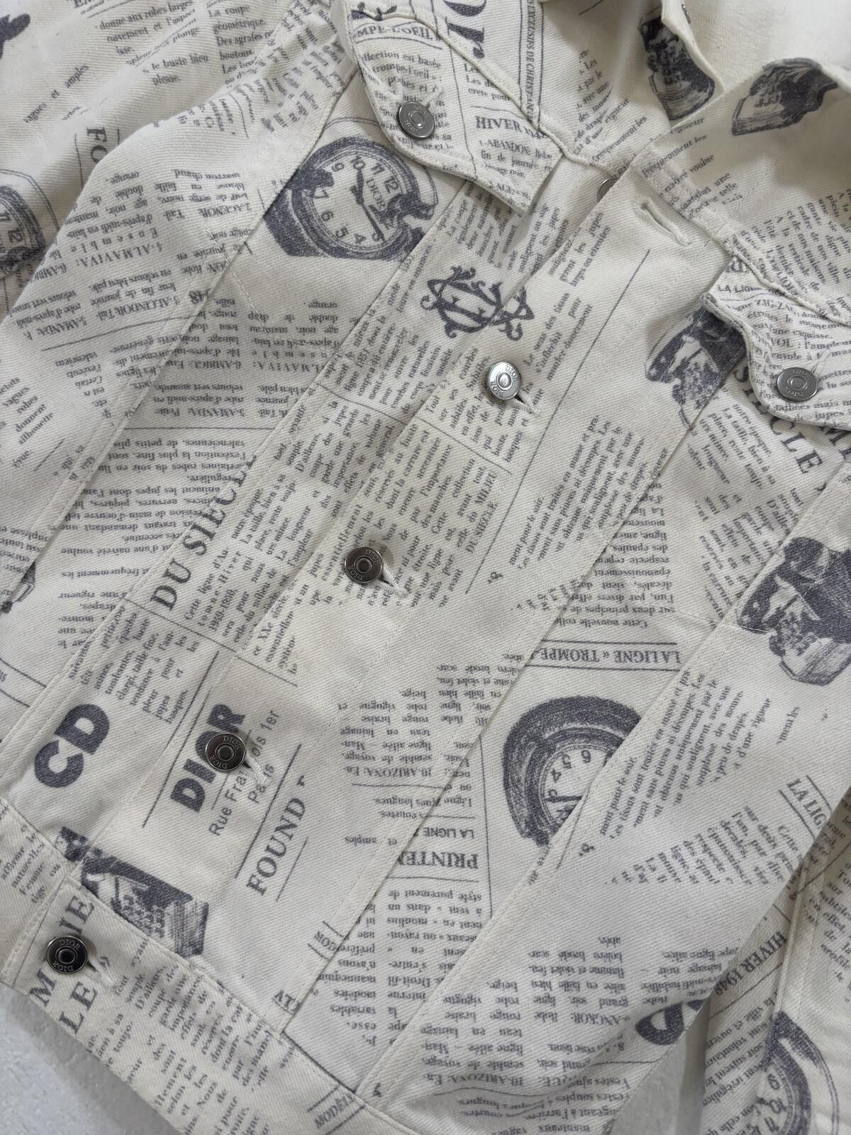 Dior Dior Homme Newspaper Jacket Size US S / EU 44-46 / 1 - 3 Thumbnail