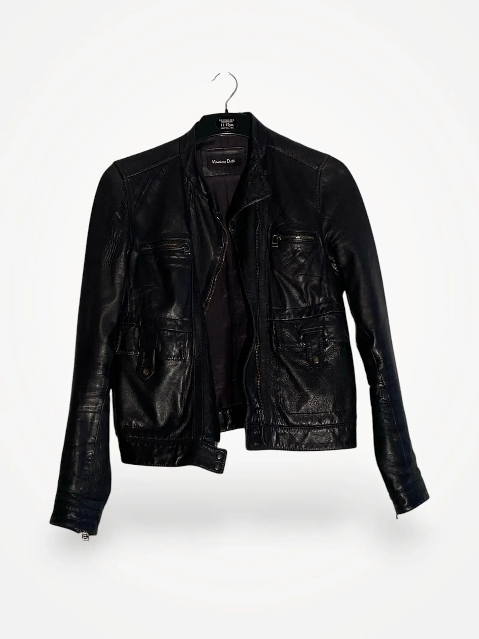 Massimo Dutti Massimo Dutti Leather Jacket Size S / US 4 / IT 40 - 1 Thumbnail