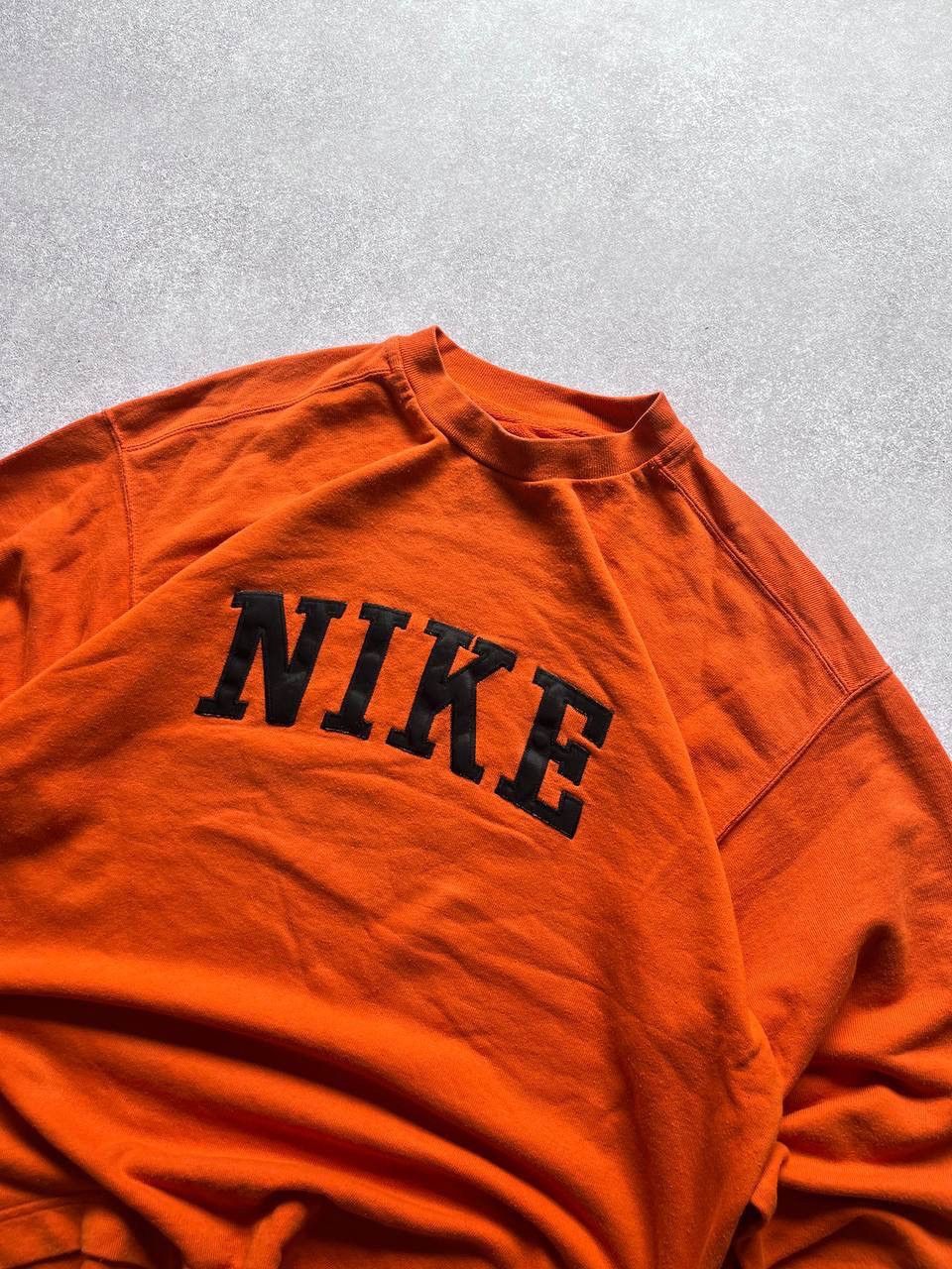 Nike Vintage Nike Spellout Boxy Sweatshirt Rare M Size US M / EU 48-50 / 2 - 4 Thumbnail
