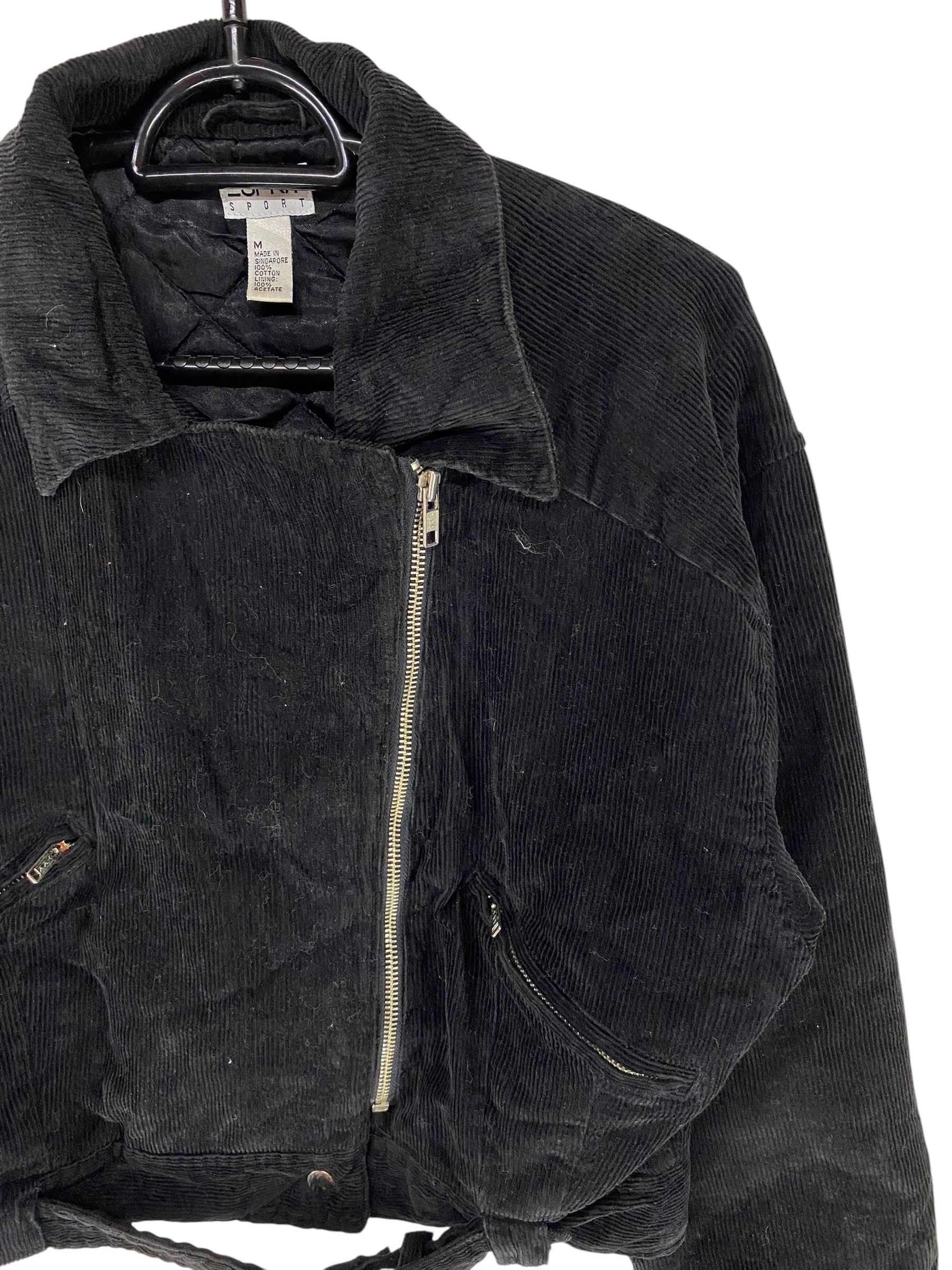 Esprit × Vintage 90s Esprit double collar corduroy cropped jacket Size M / US 6-8 / IT 42-44 - 5 Thumbnail