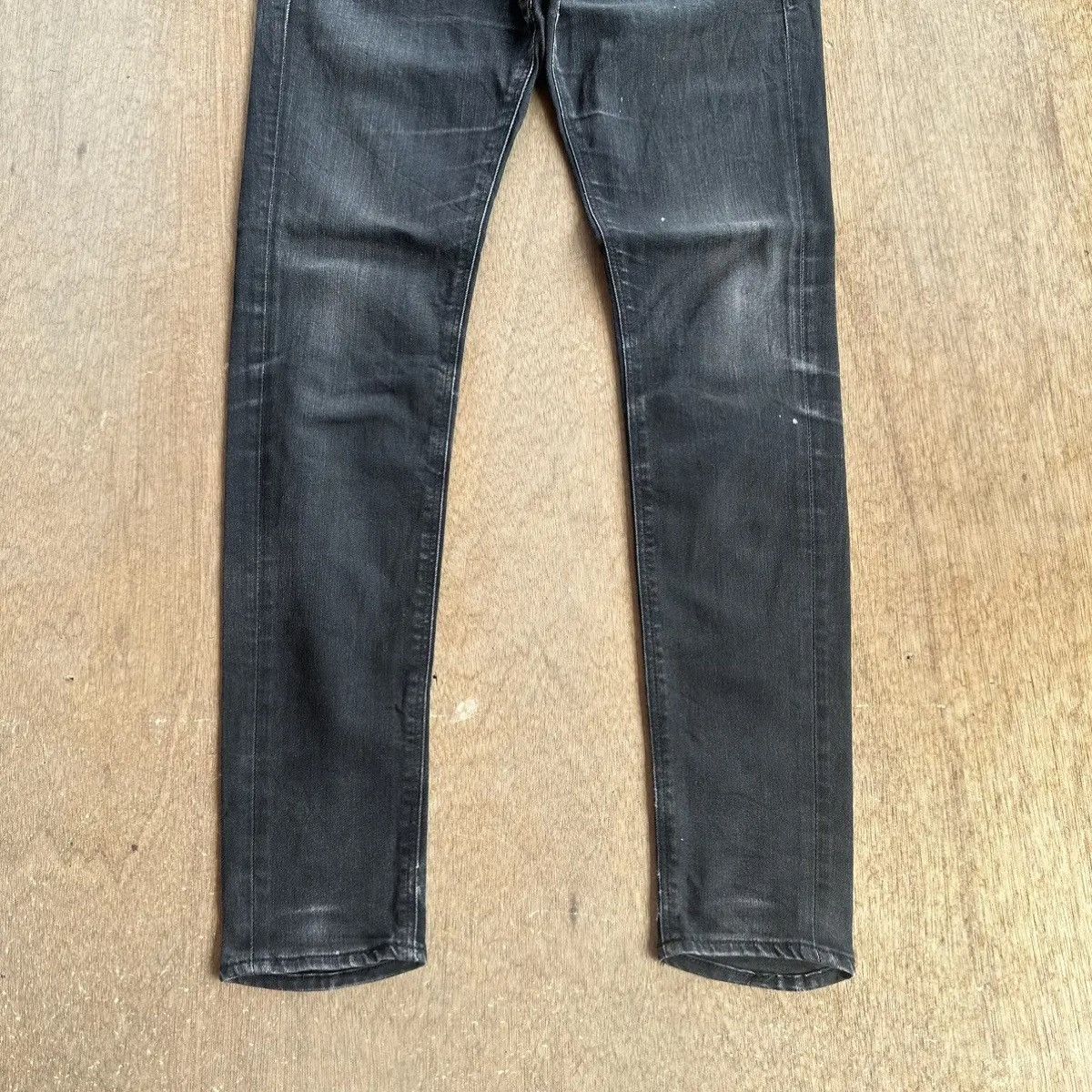 Fragment Design × Vanquish BLACK BY VANQUISH Jeans Blank Stretchable Rugged Pants Size US 31 - 7 Thumbnail