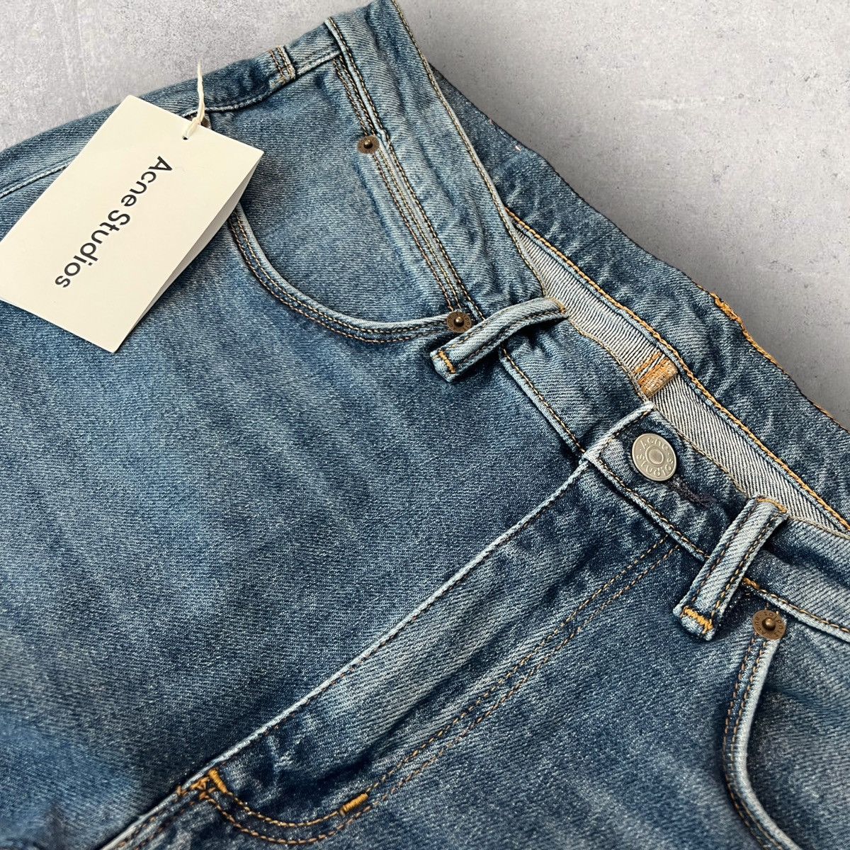 Acne Studios Acne Studios Max Jean Blue Size 32 Size US 32 / EU 48 - 2 Thumbnail
