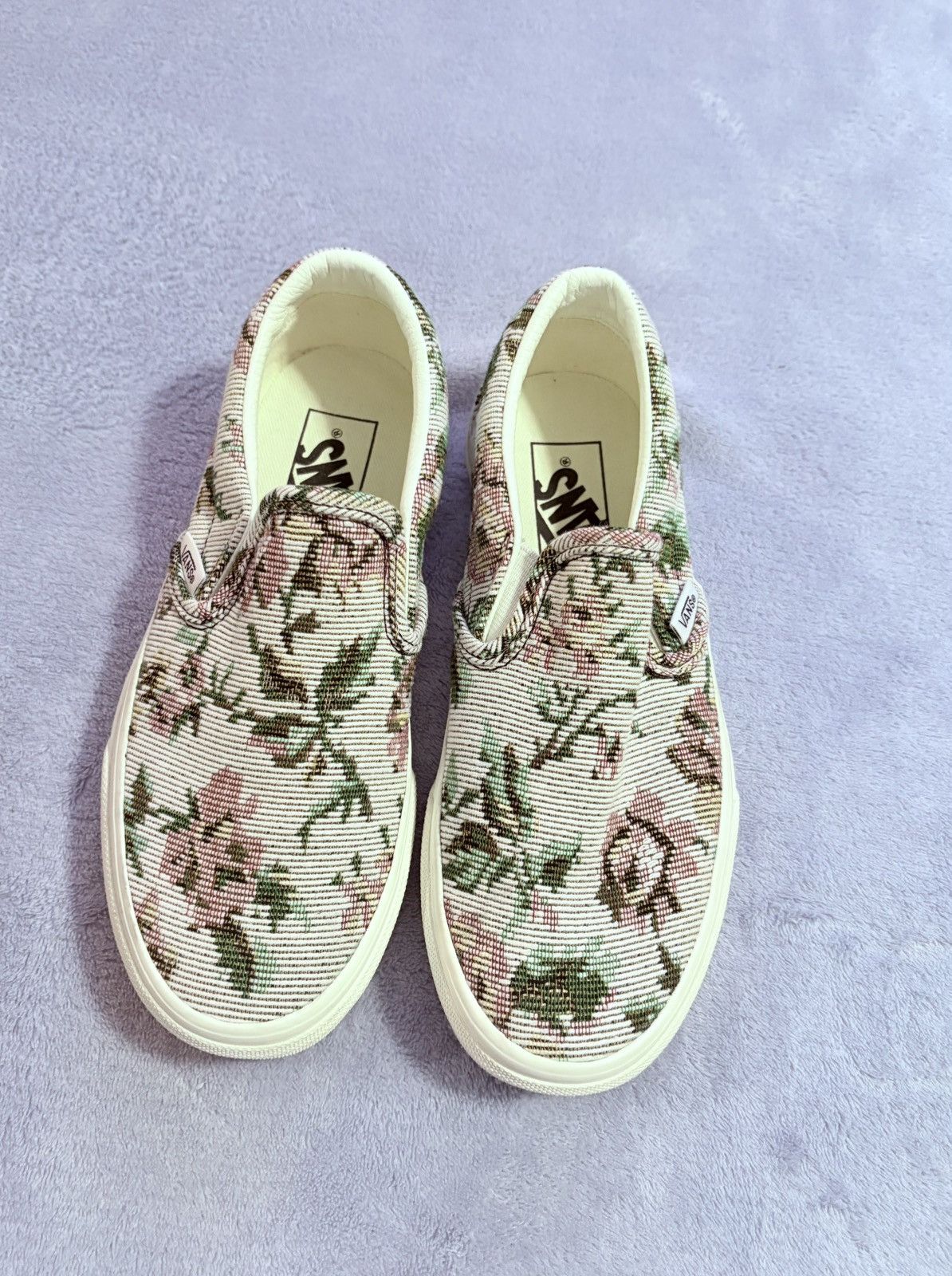 Vans Vans Classic Slip On Tapestry Floral 4.5 Men US Women Size 6 Size US 6 / IT 36 - 3 Thumbnail