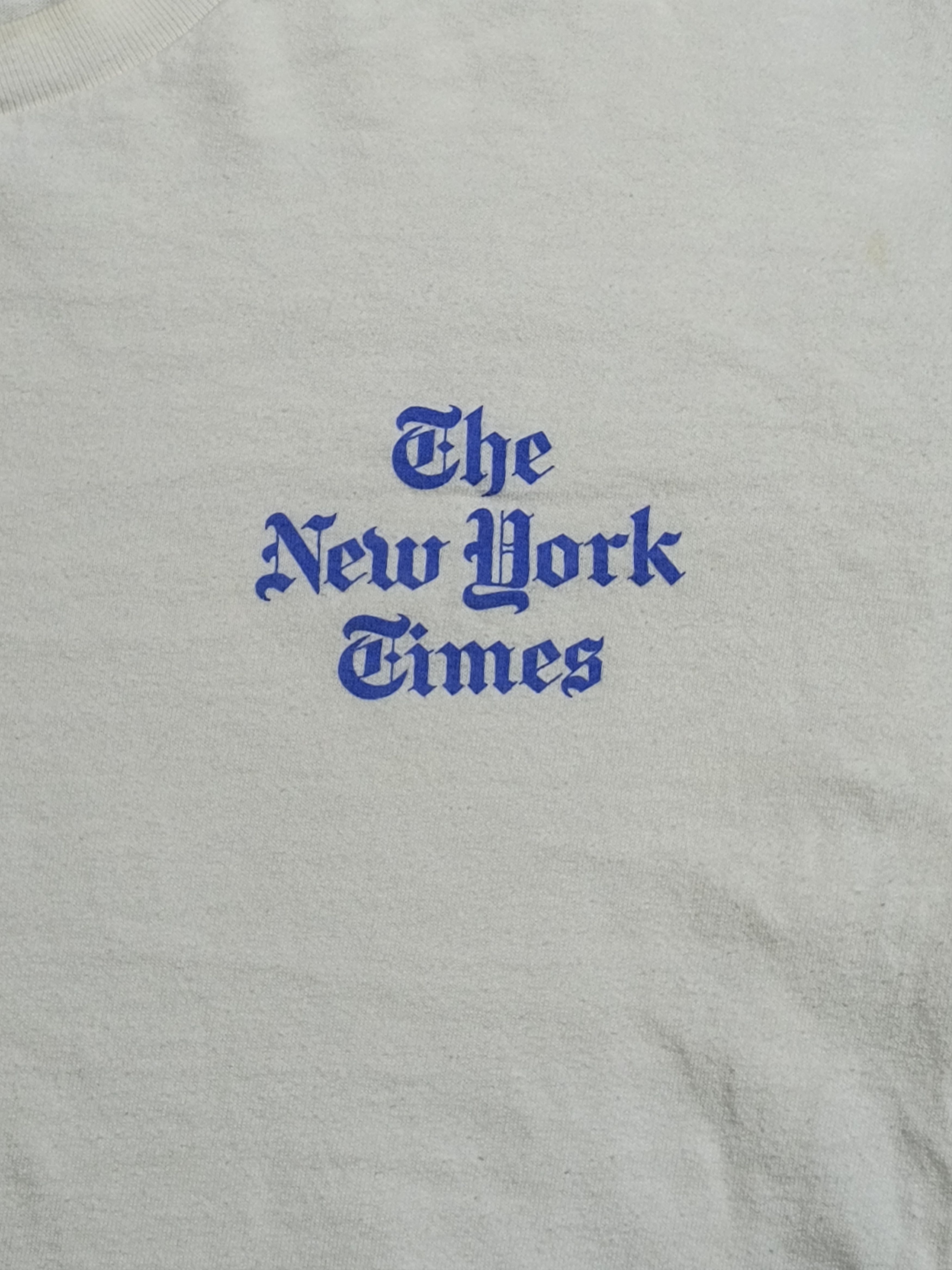 Fruit Of The Loom Vintage Y2K The New York times tee Size US XL / EU 56 / 4 - 1 Thumbnail