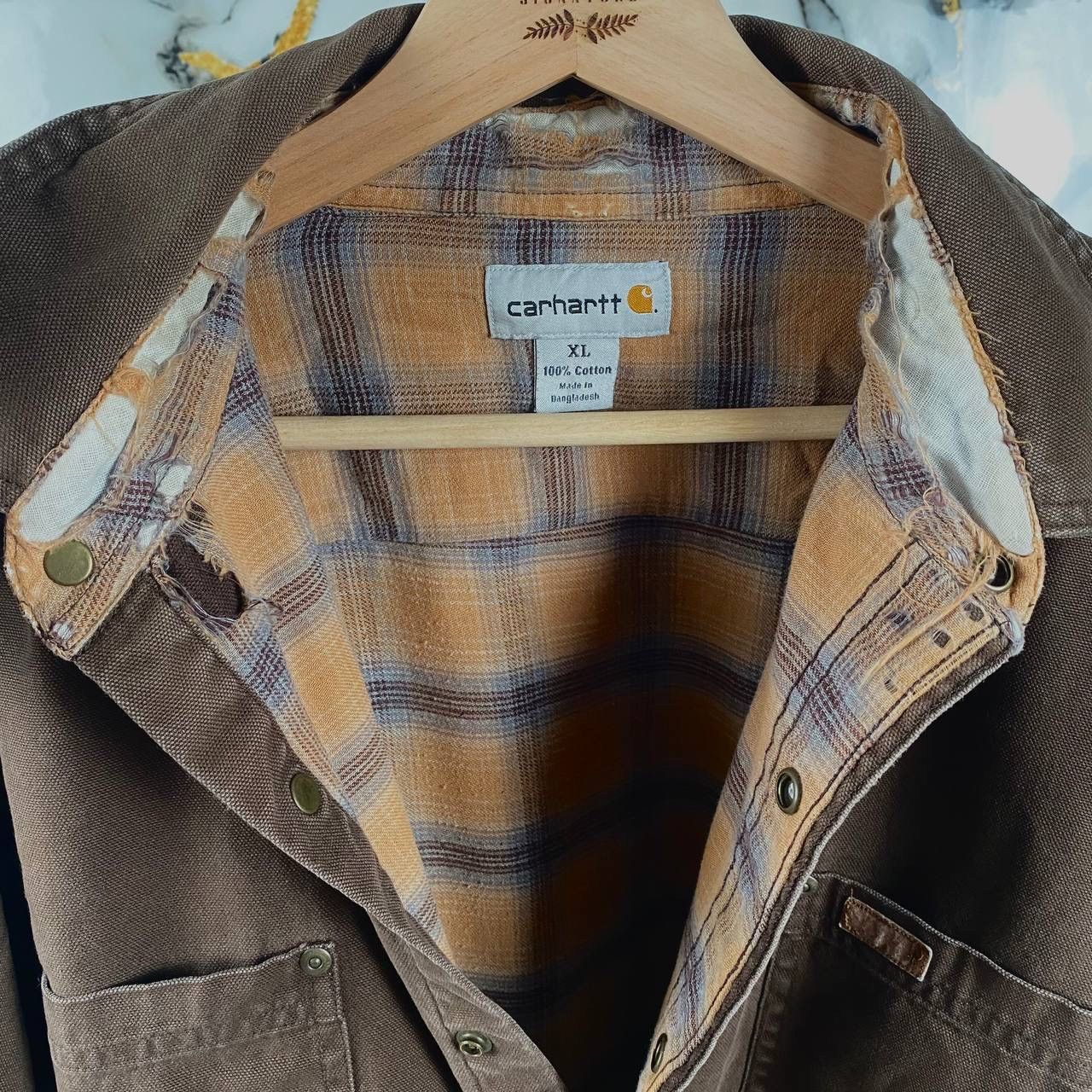 Carhartt Carhartt DucknCanvas Flannel Line Jacket Size US M / EU 48-50 / 2 - 17 Thumbnail