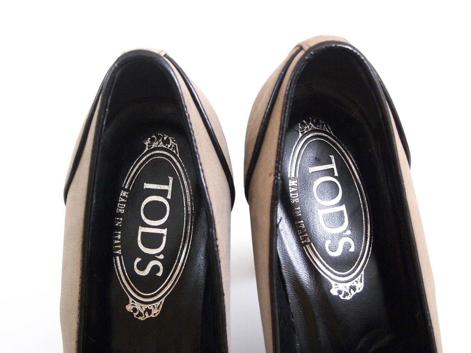Tod's Tod's Heels Sandy Beige Suede Womens US 6 EU 36 Size US 6 / IT 36 - 5 Thumbnail