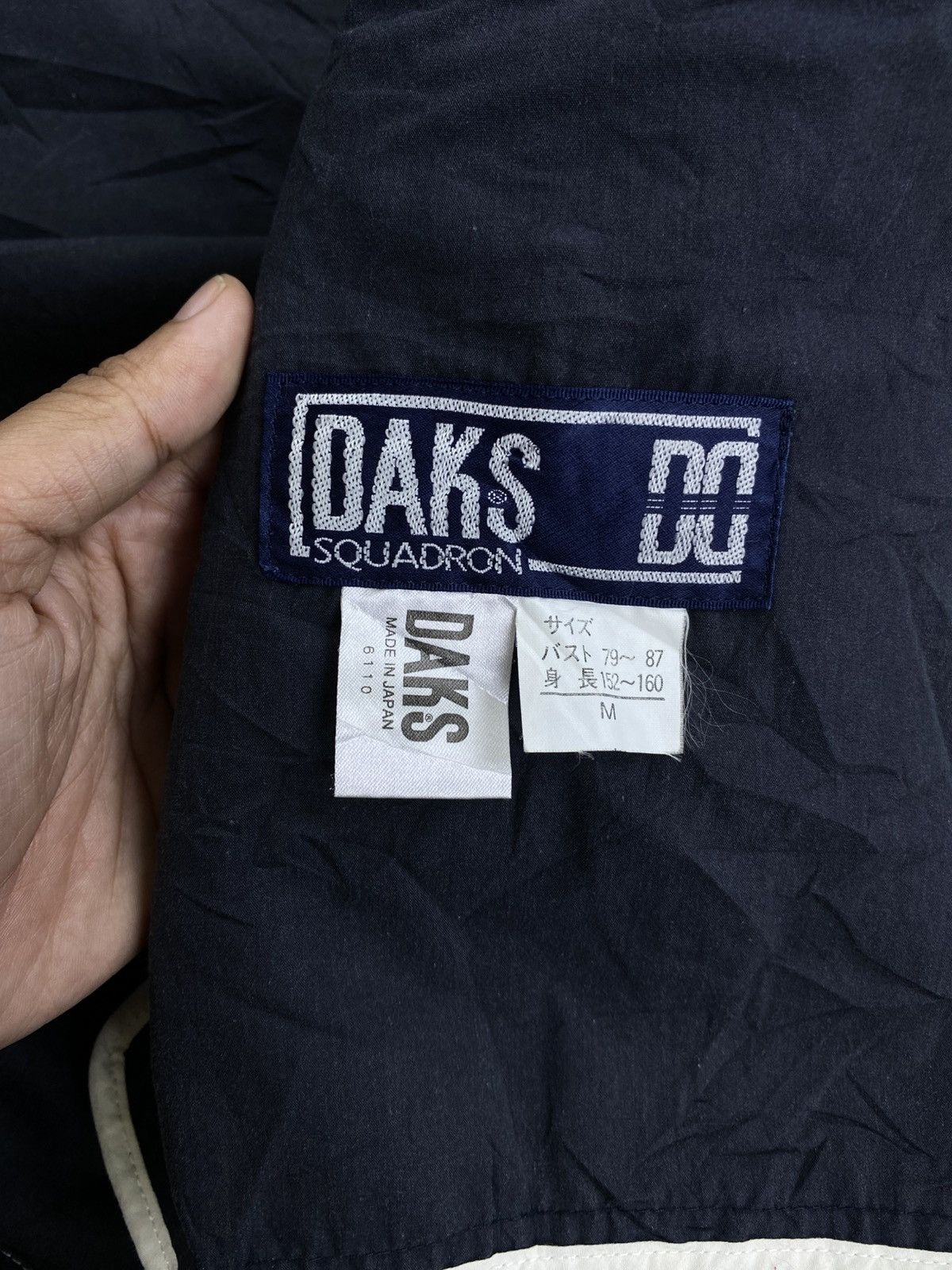 DAKS Vintage 90s DAKS Squadron Hoodie Zipper Jacket Size US XL / EU 56 / 4 - 12 Thumbnail