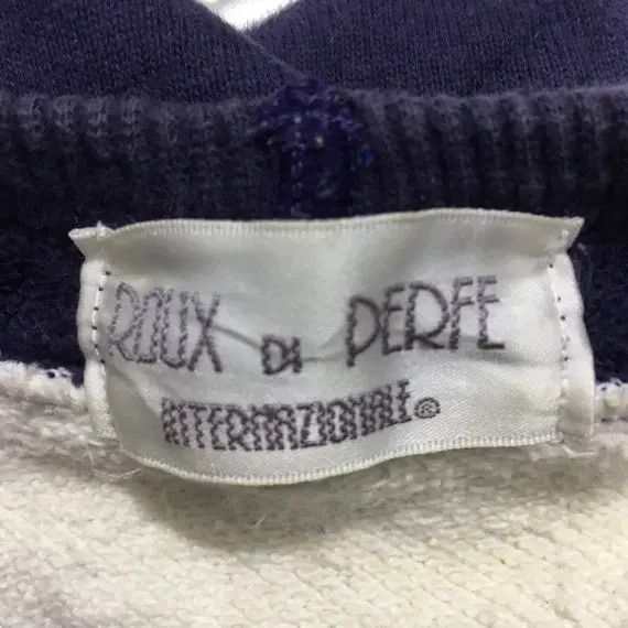 Vintage ROUX DI PERFE Internazionale Crewneck Sweatshirt Big Logo Size L / US 10 / IT 46 - 2 Thumbnail