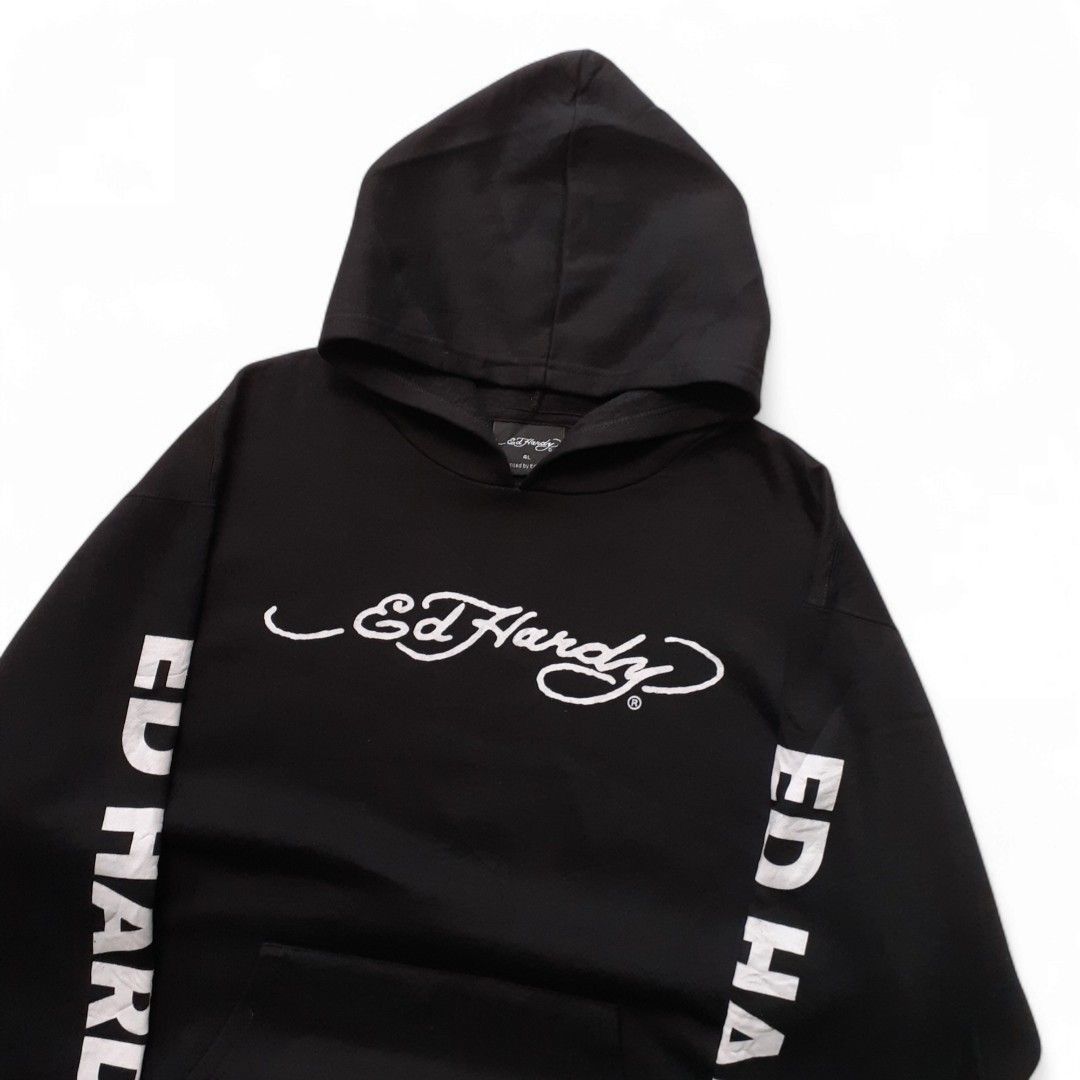 Ed Hardy Ed hardy hoodie skul moto print Size US L / EU 52-54 / 3 - 2 Thumbnail