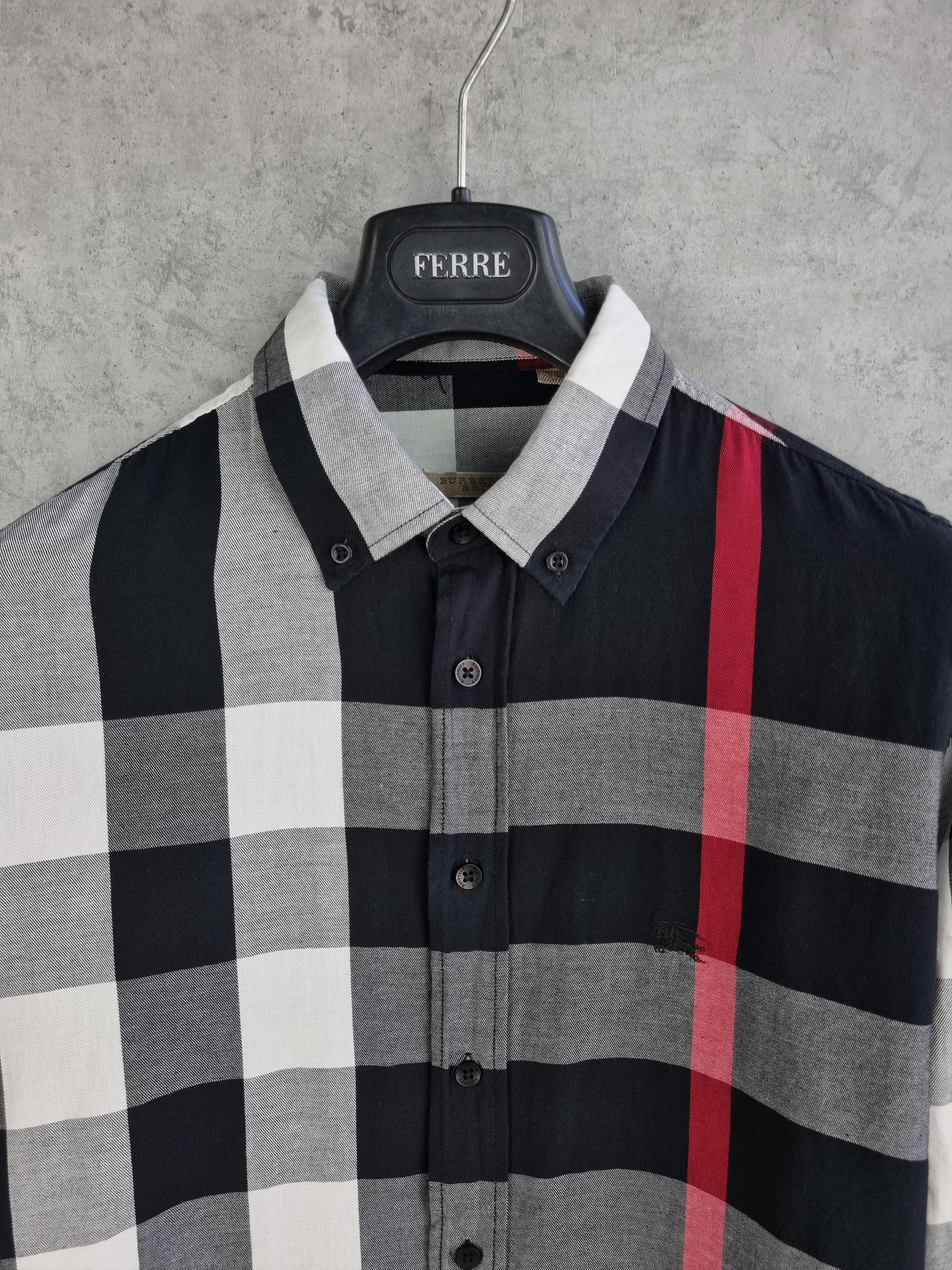 Burberry × Burberry Prorsum Burberry Nova Check Cotton Shirt Size US L / EU 52-54 / 3 - 13 Thumbnail